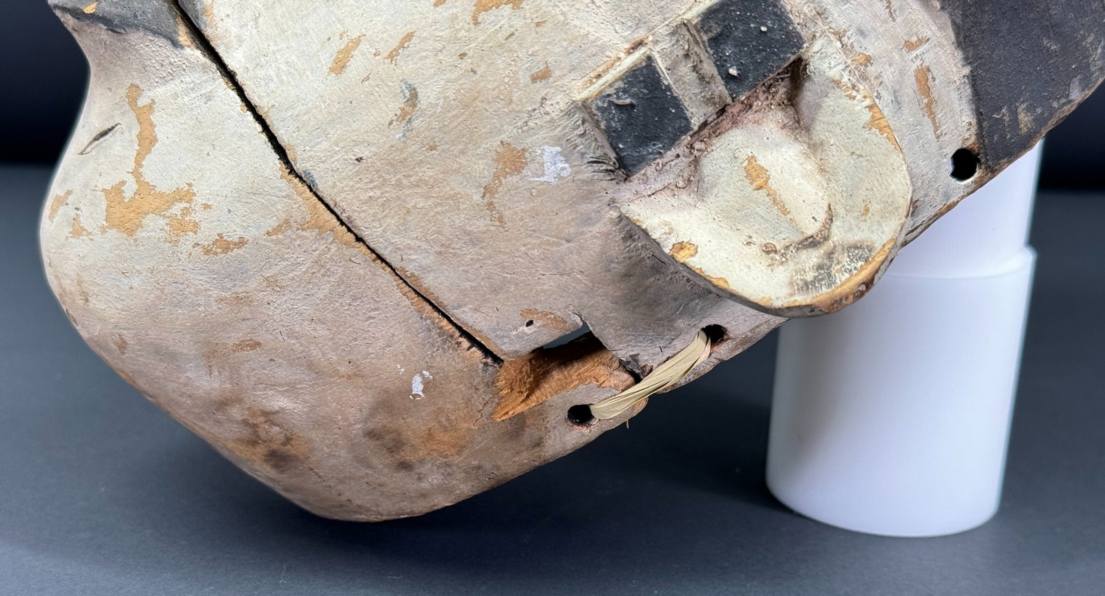 African Ogoni Nigeria Elu Articulated Jaw Mask. - 9