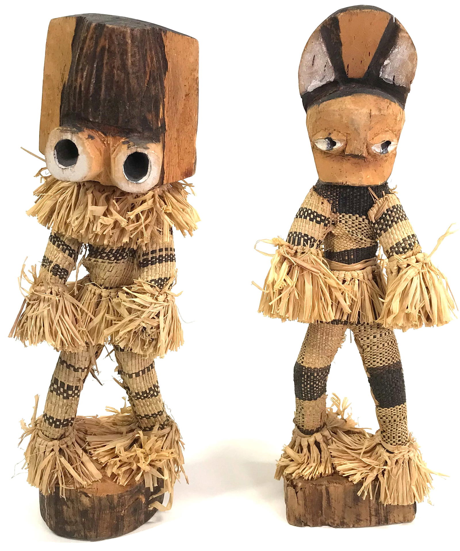 2 African Pende Minganji Dancer Dolls (1 of 8)