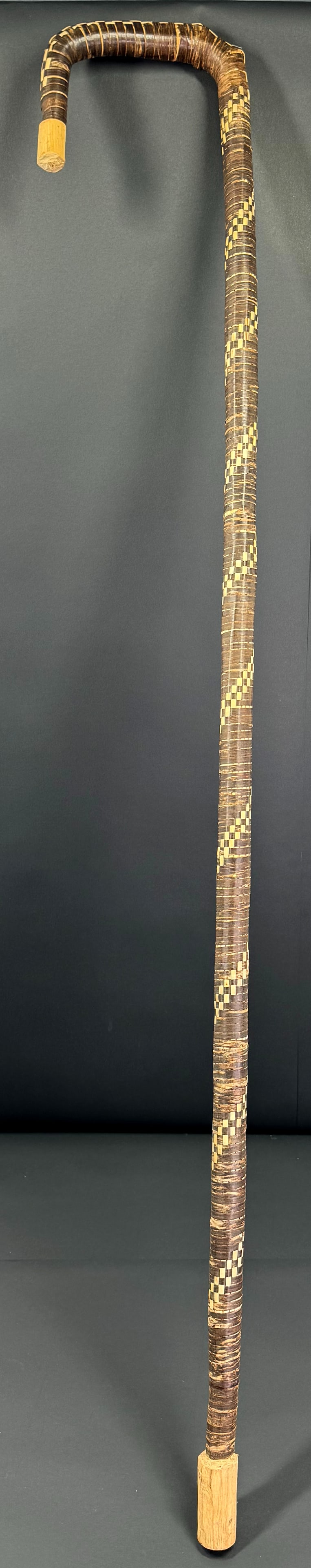 South American Misiones Argentina Mbya Guarani Walking Stick.: IN HOUSE FLAT SHIPPING & HANDLING COST WITHIN ALL THE U.S. : $29 To bypass LiveShipping, and use our In-House shipping service for $29 or shipping combined for multiple lots, please select “Arrange