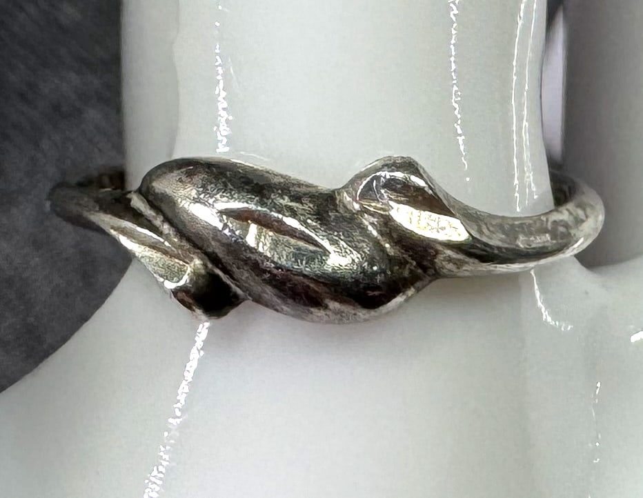 Vintage modern sterling silver ring (1 of 6)