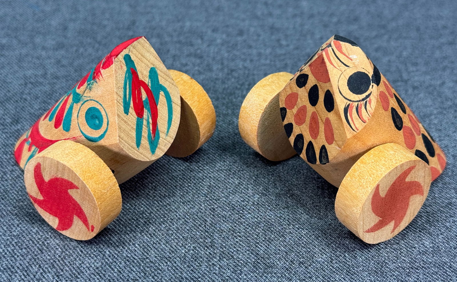 Vintage Quail Car Uzura-Guruma wood folk toys from Miyazaki Japan: IN HOUSE FLAT SHIPPING & HANDLING COST WITHIN ALL THE U.S. : $8 To bypass LiveShipping, and use our In-House shipping service for $8 or shipping combined for multiple lots, please select “Arrange Yo