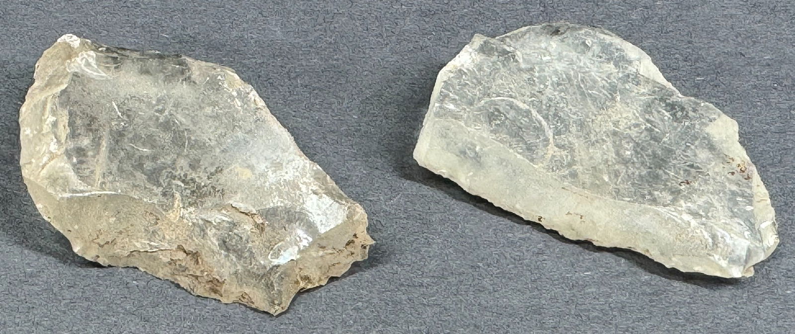 Old Mid 19th Century Selknam Tierra del Fuego Argentina Glass Scrapers (1 of 6)