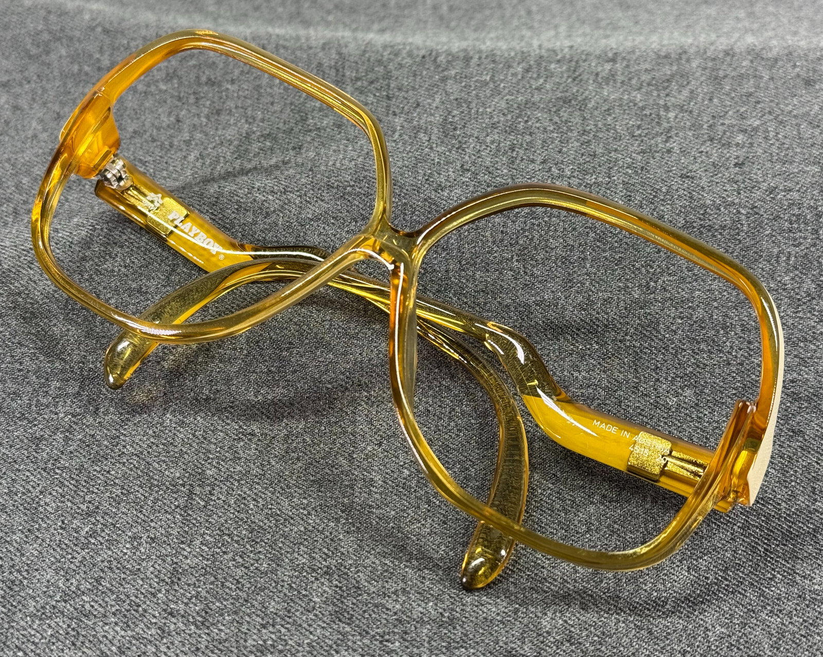 Vintage Playboy Creamy Enamel Applejuice Eyeglasses Frame Austria 4515 20 Optyl (1 of 14)