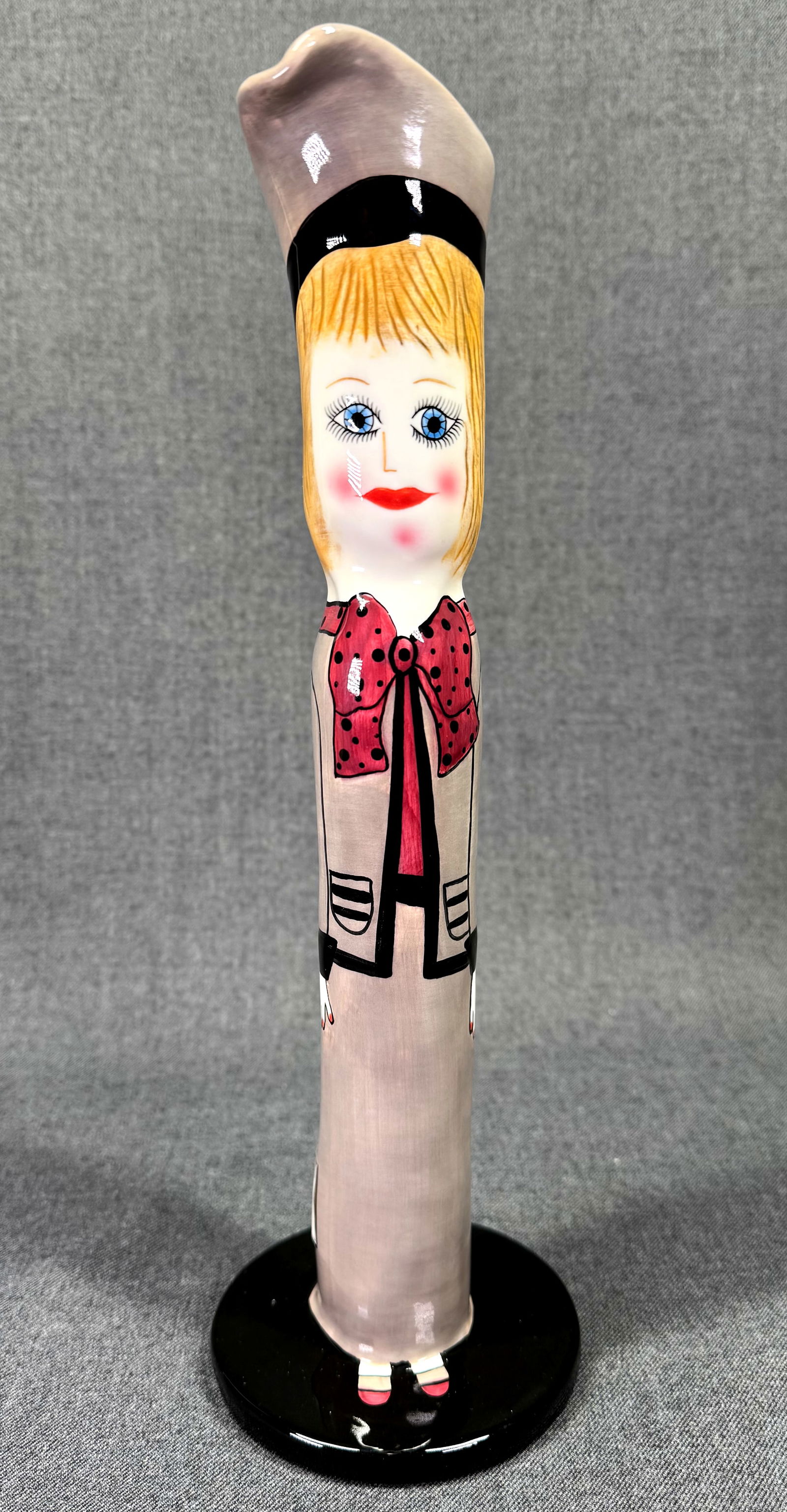 Bella Casa Susan Paley By Ganz Diana's Designer Suit Bud Vase Candle Holder . 12": IN HOUSE FLAT SHIPPING & HANDLING COST WITHIN ALL THE U.S. : 14 To bypass LiveShipping, and use our In-House shipping service for 14 or shipping combined for multiple lots, please select “Arrange Yo