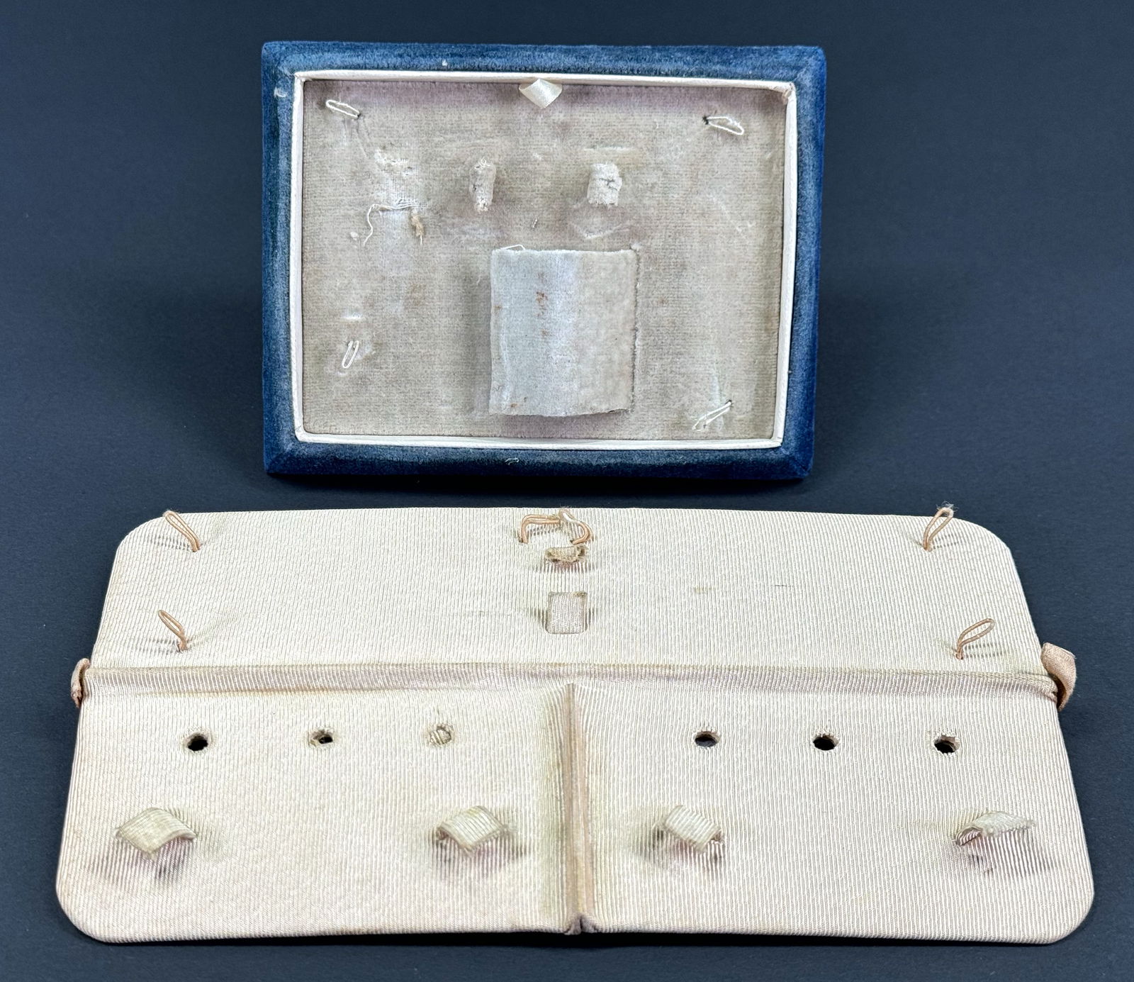 Antique assorted jewelry box interior pieces. (1 of 5)