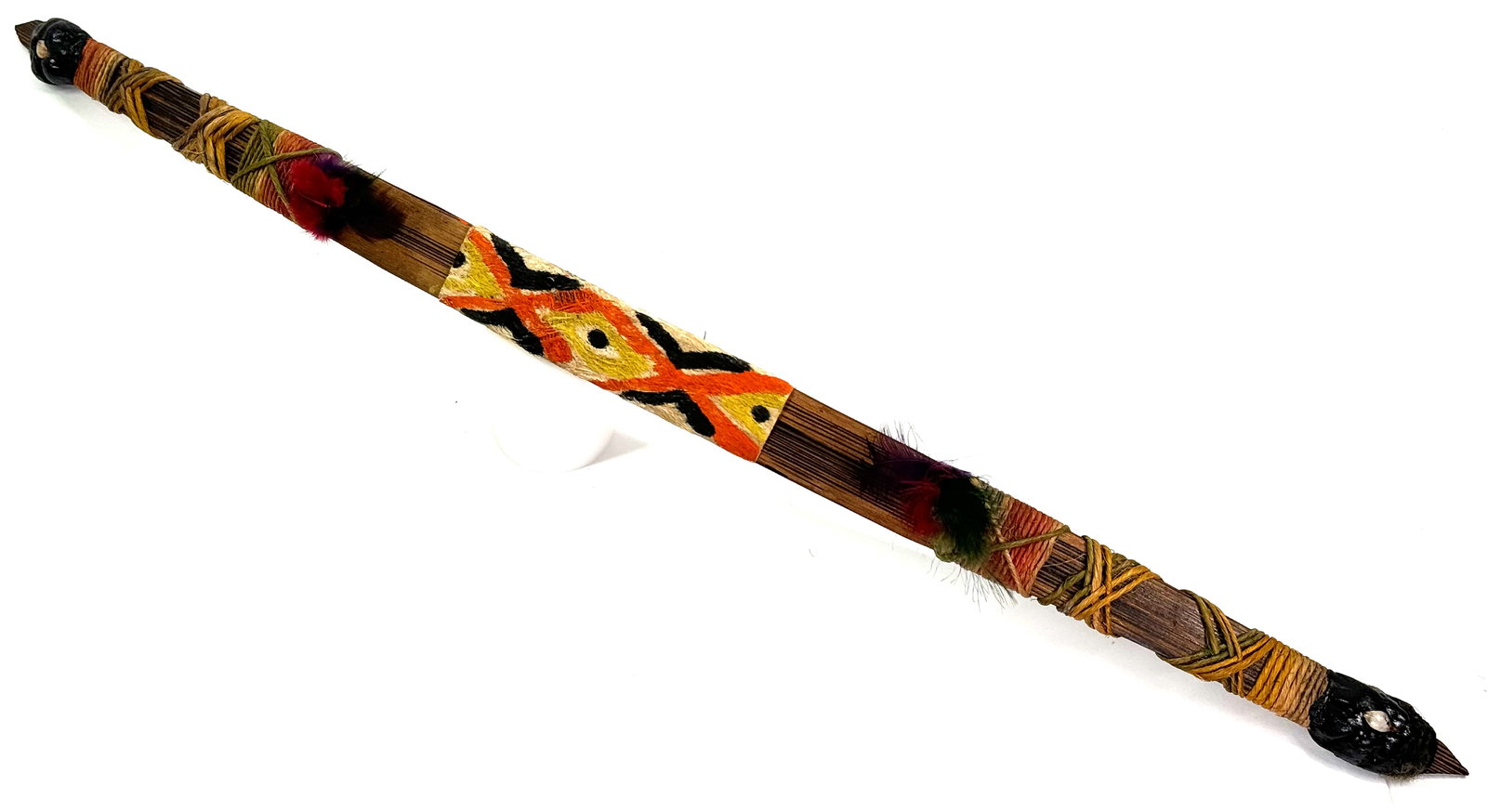 Amazonian Shuar Children Small Training/Playing Bow.: IN HOUSE FLAT SHIPPING & HANDLING COST WITHIN ALL THE U.S. : $19 To bypass LiveShipping, and use our In-House shipping service for $19 or shipping combined for multiple lots, please select “Arrange