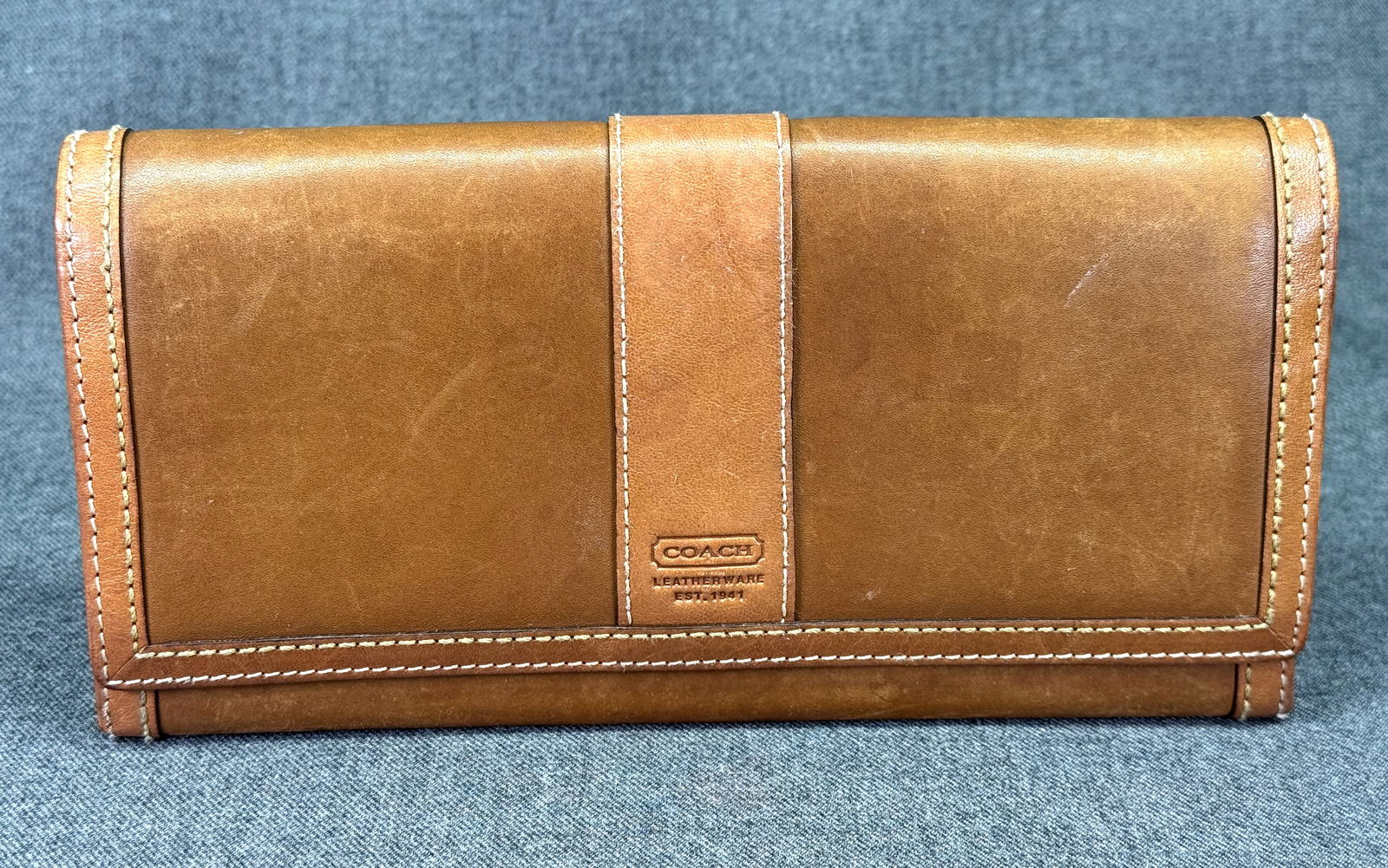 COACH Hamilton Trifold Leather Wallet (1 of 10)