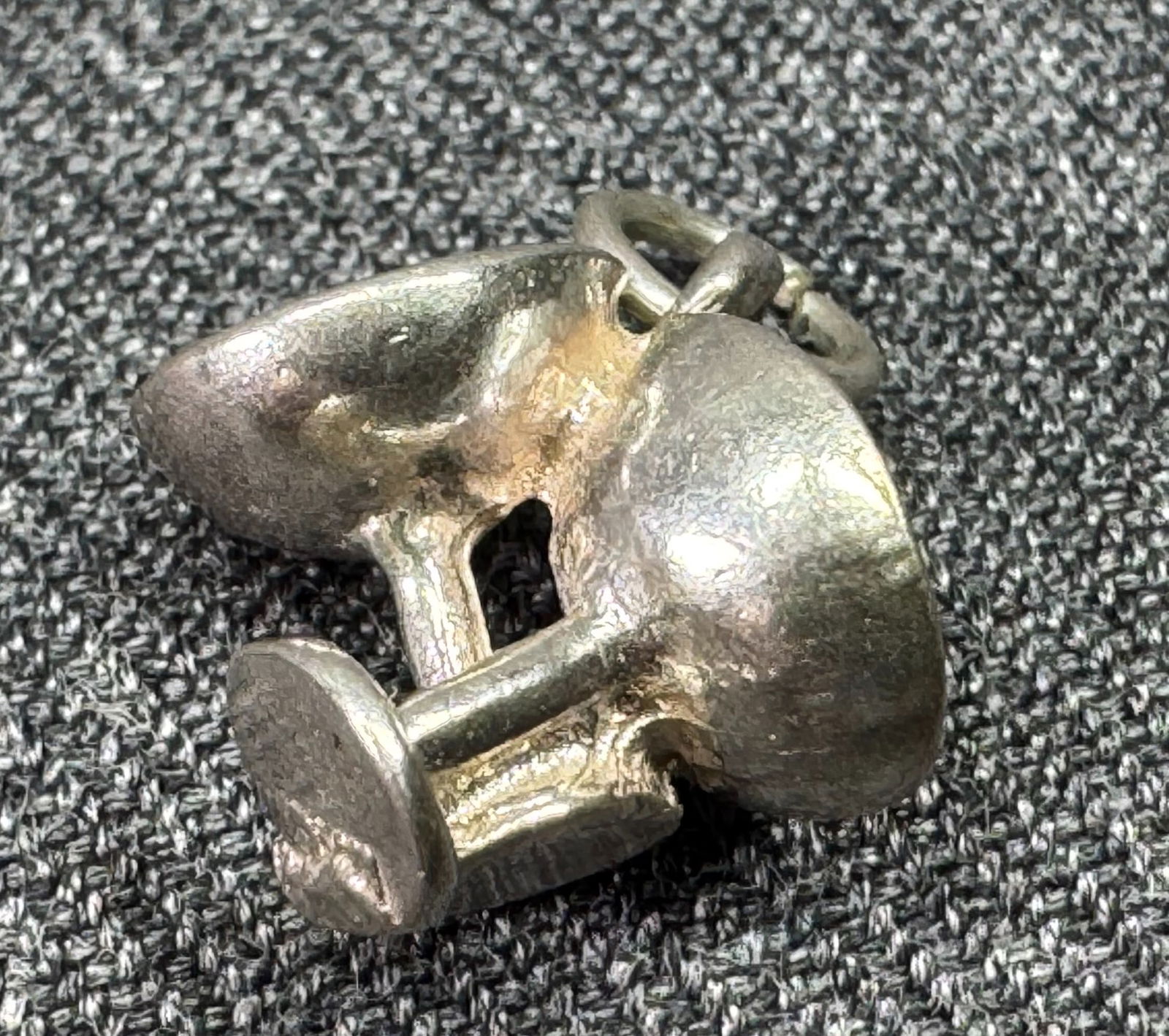 Vintage Sterling Silver Champagne Glasses Charm Pendant *a (1 of 4)