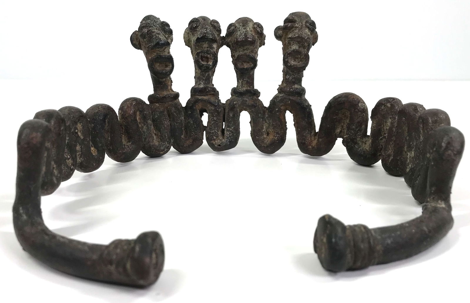 African Lobi, Burkina Faso, Torque. Copper Alloy. (1 of 9)