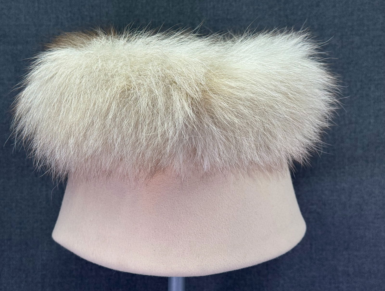 Vintage Mr Johns Jr fur trimmed wool hat (1 of 8)