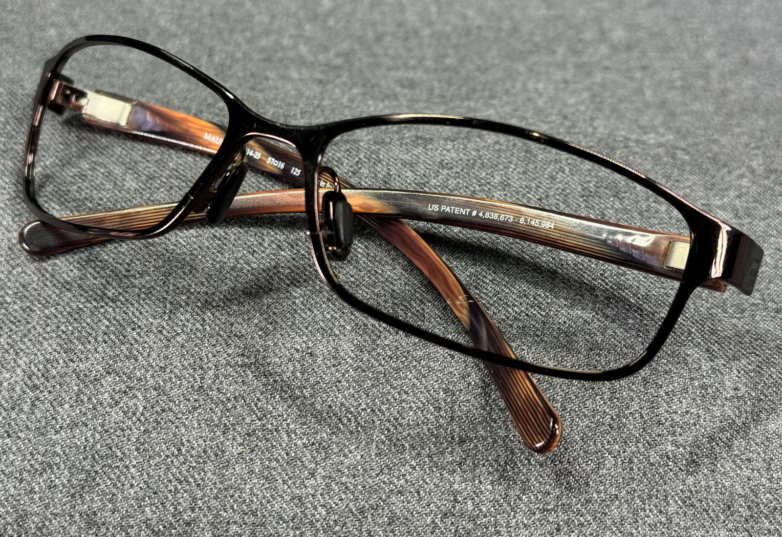 Maui Jim Model MJ114-25 Size 52/17-145 Eyeglasses Frames Made in Italy: IN HOUSE FLAT SHIPPING & HANDLING COST WITHIN ALL THE U.S. : 8 To bypass LiveShipping, and use our In-House shipping service for 8 or shipping combined for multiple lots, please select “Arrange Your