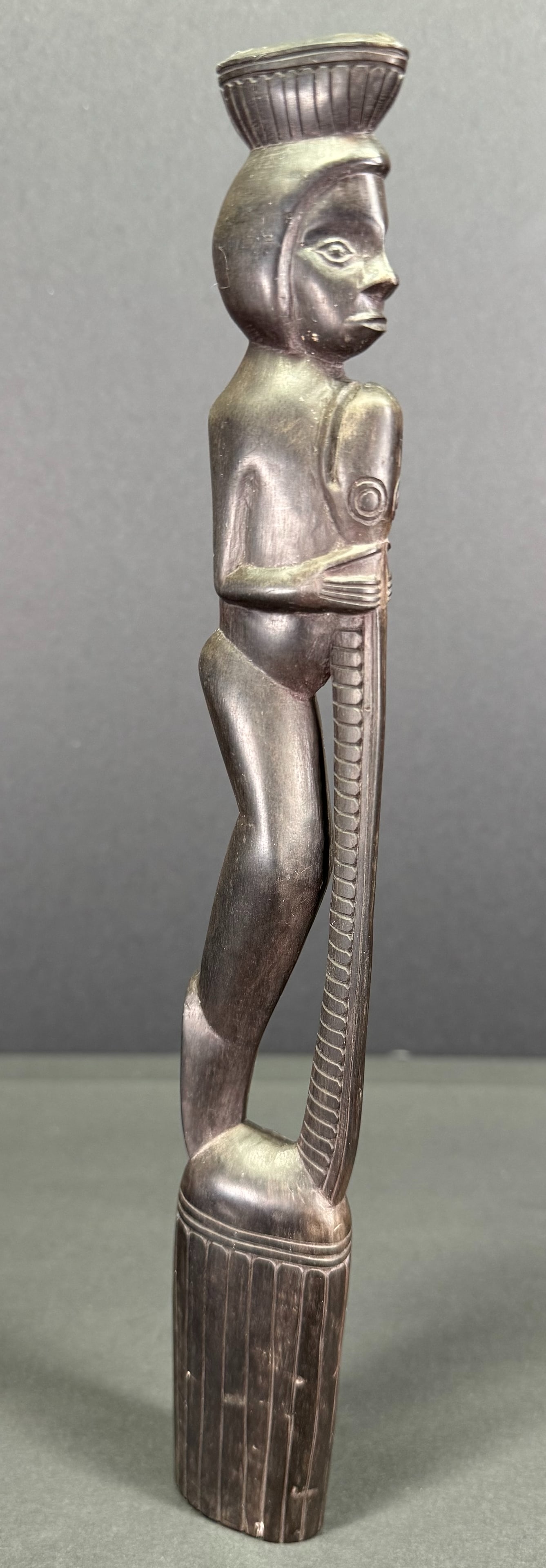 Trobriand Islands Massim Figure. Carved wood.: IN HOUSE FLAT SHIPPING & HANDLING COST WITHIN ALL THE U.S. : 12 To bypass LiveShipping, and use our In-House shipping service for 12 or shipping combined for multiple lots, please select “Arrange