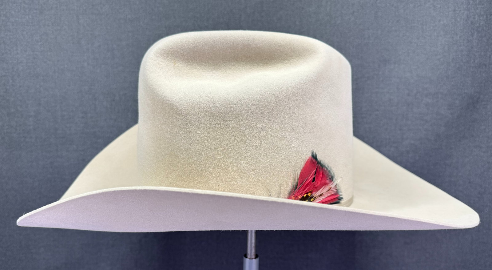 Vintage Bailey Beaver Fifty hand creased hat (1 of 10)