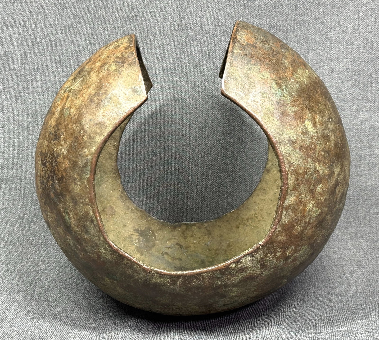 African Mbole DRC Ambi Anklet Currency. Hammered copper. (1 of 10)