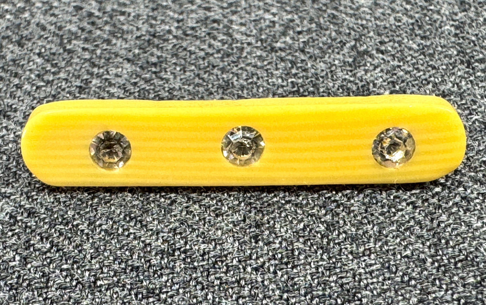 Antique art deco encrusted rhinestones celluloid miniature brooch lingerie pin (1 of 6)