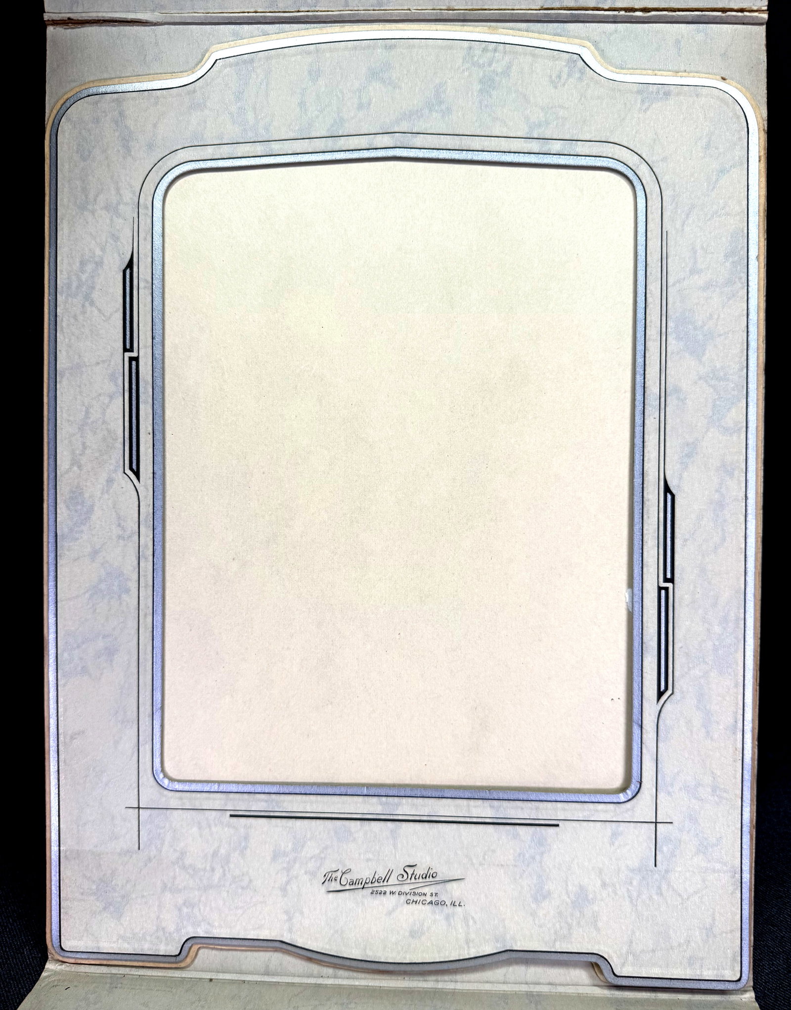 Art Deco The Campbell Studio Chicago Cabinet Cardboard Photo Frame with Easel. (1 of 9)