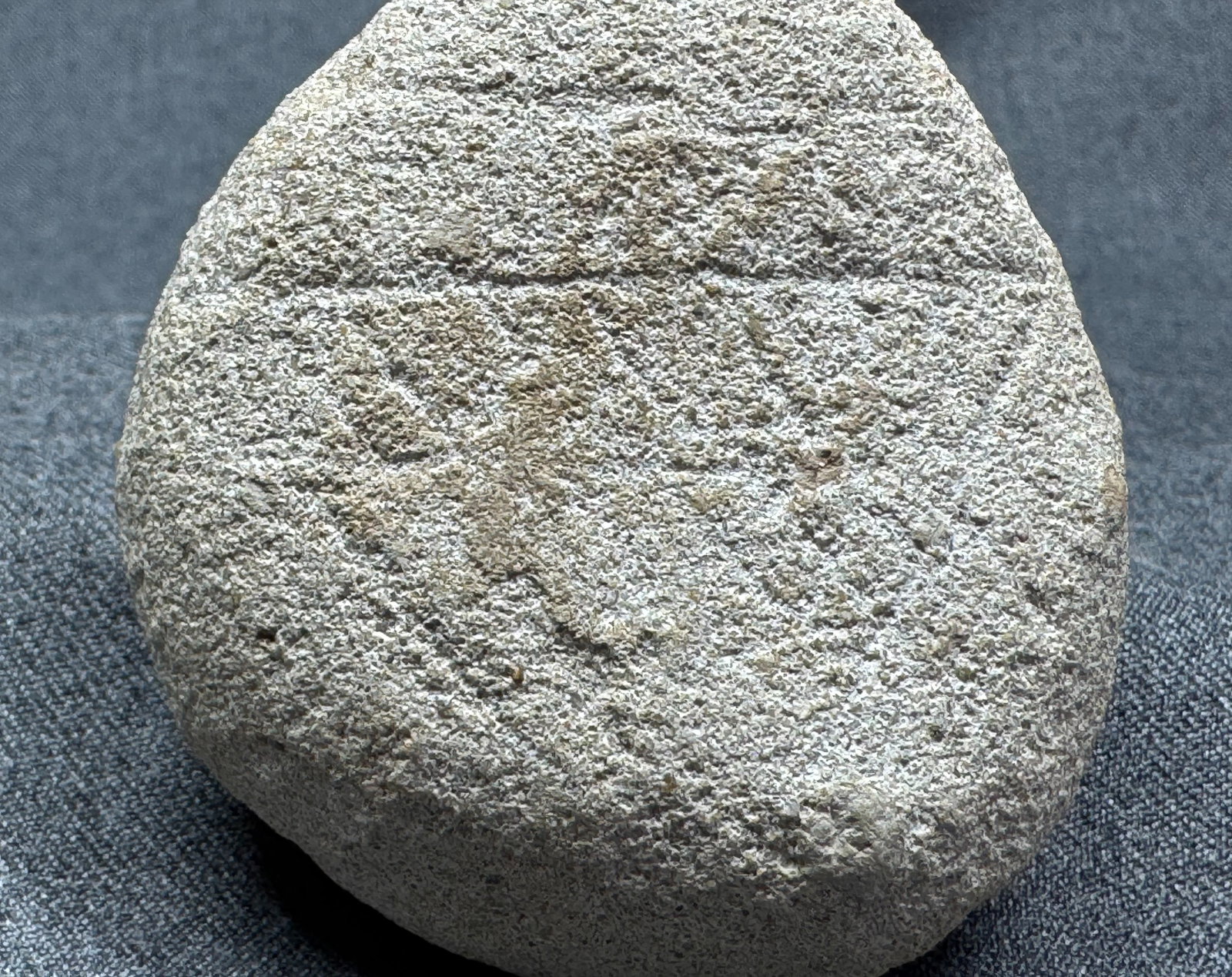 Native American Stone Grooved Axe. - 3