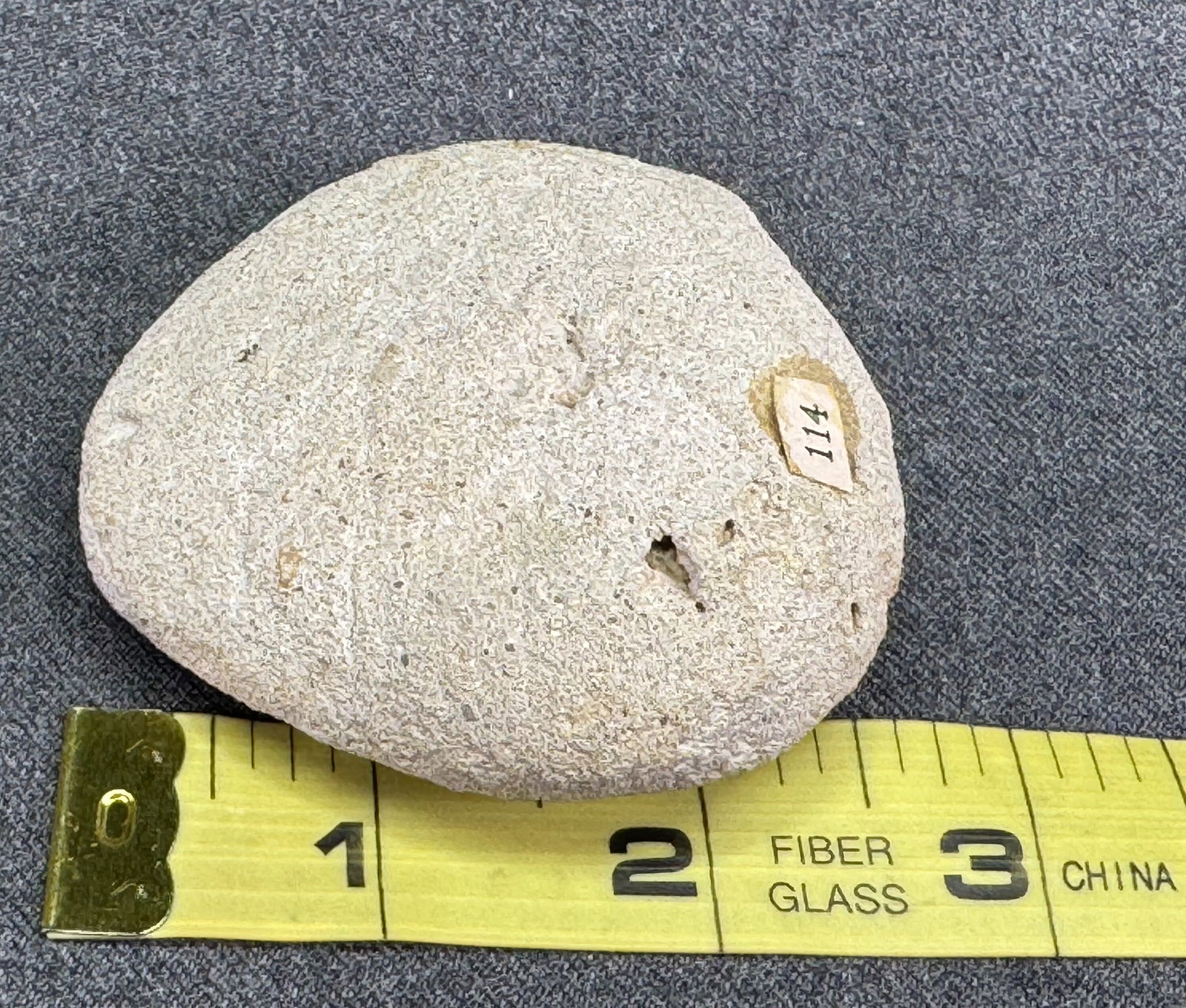 Native American Stone Grooved Axe. - 6