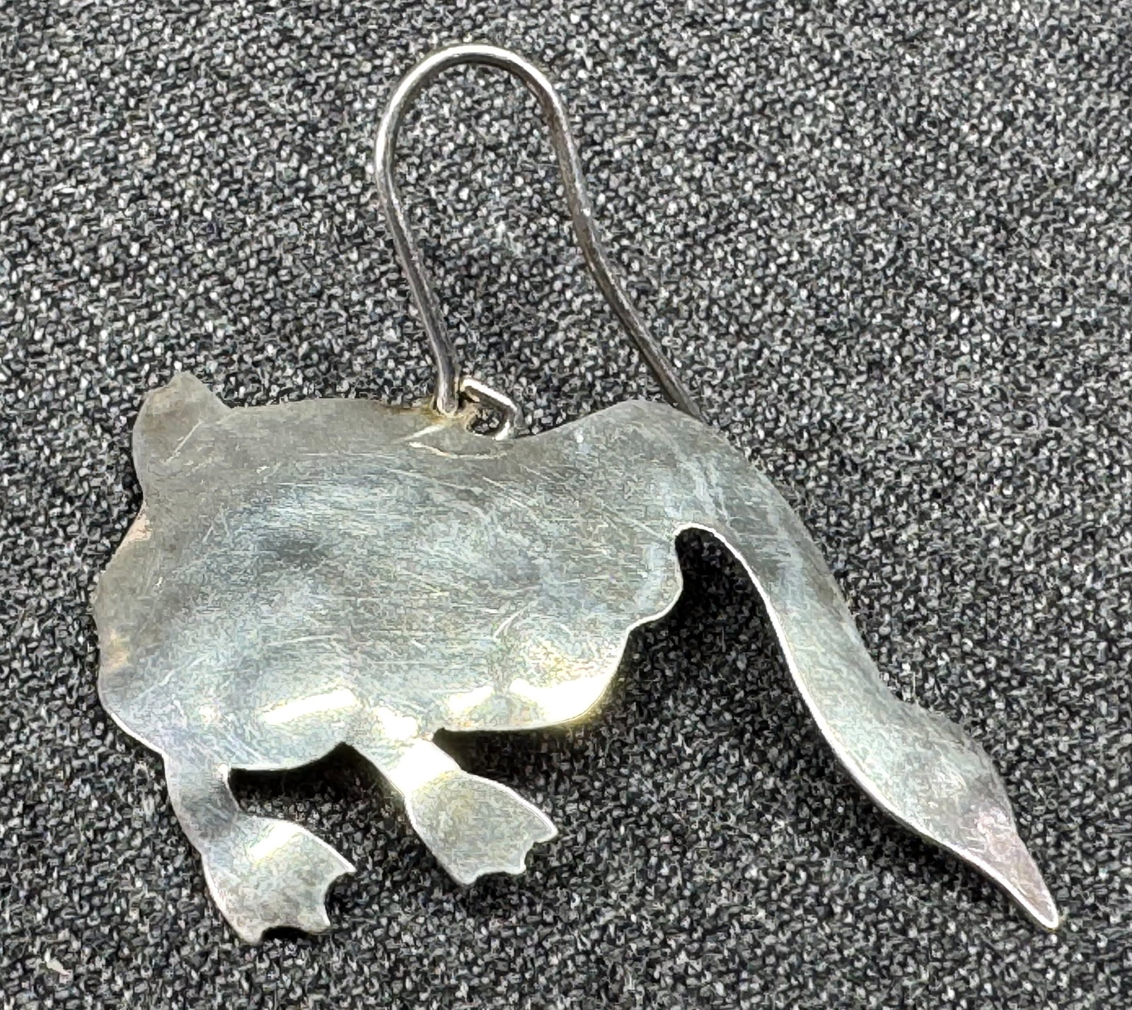Vintage Zirkus sterling silver goose single hook earring. *d (1 of 5)