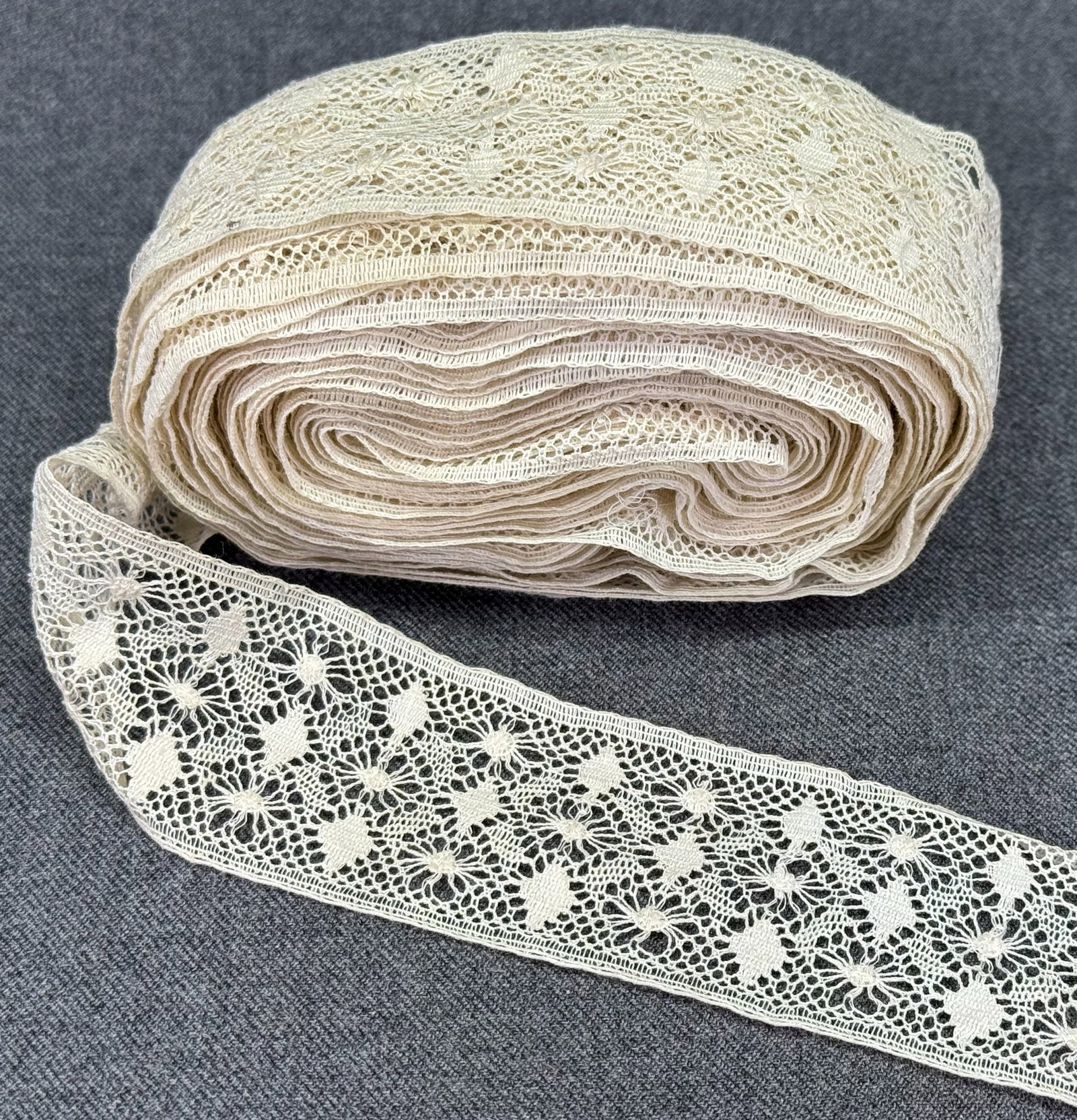 Vintage Torchon lace trim. Unused. 8 Yards . #B (1 of 4)