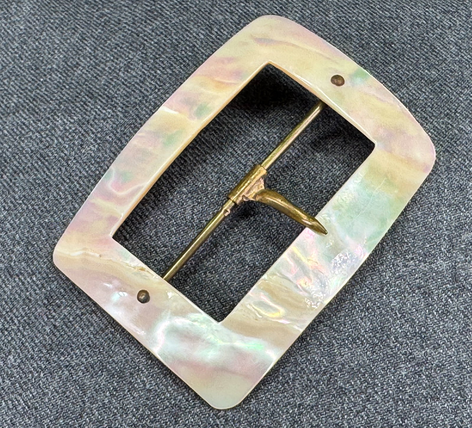 Antique Victorian Edwardian Mother of Pearl Belt Sash Buckle. *i (1 of 6)