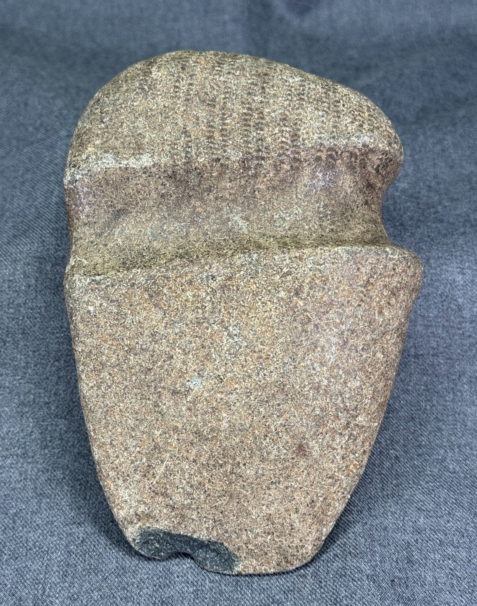 Native American Stone Grooved Axe. - 2