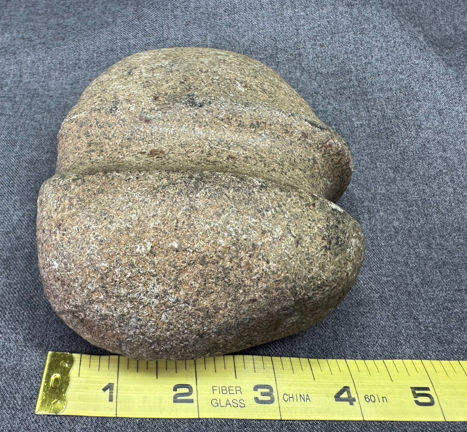 Native American Stone Grooved Axe. - 8
