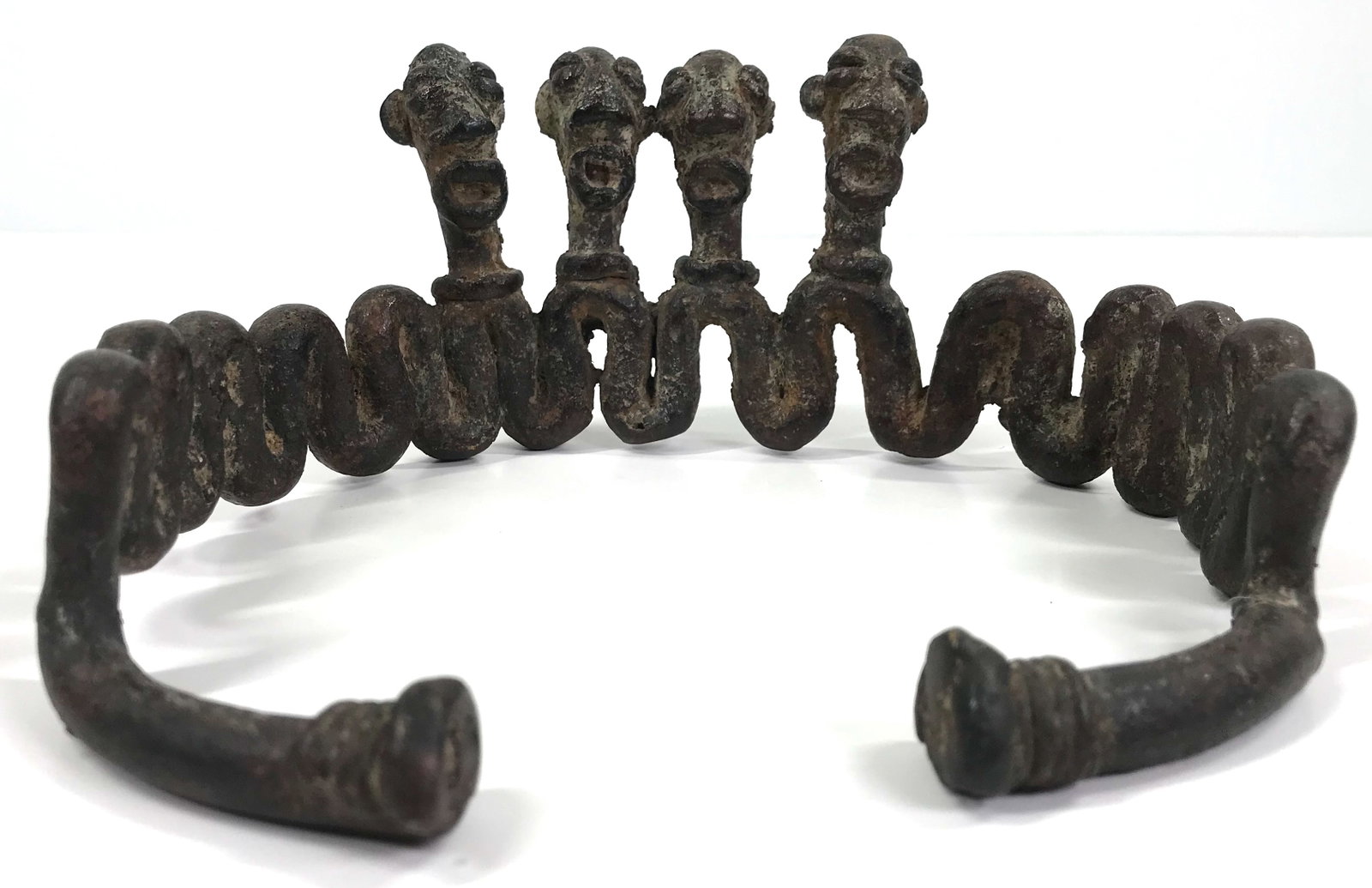 African Lobi, Burkina Faso, Torque. Copper Alloy.: IN HOUSE FLAT SHIPPING & HANDLING COST WITHIN ALL THE U.S. : 14 To bypass LiveShipping, and use our In-House shipping service for 14 or shipping combined for multiple lots, please select “Arrang