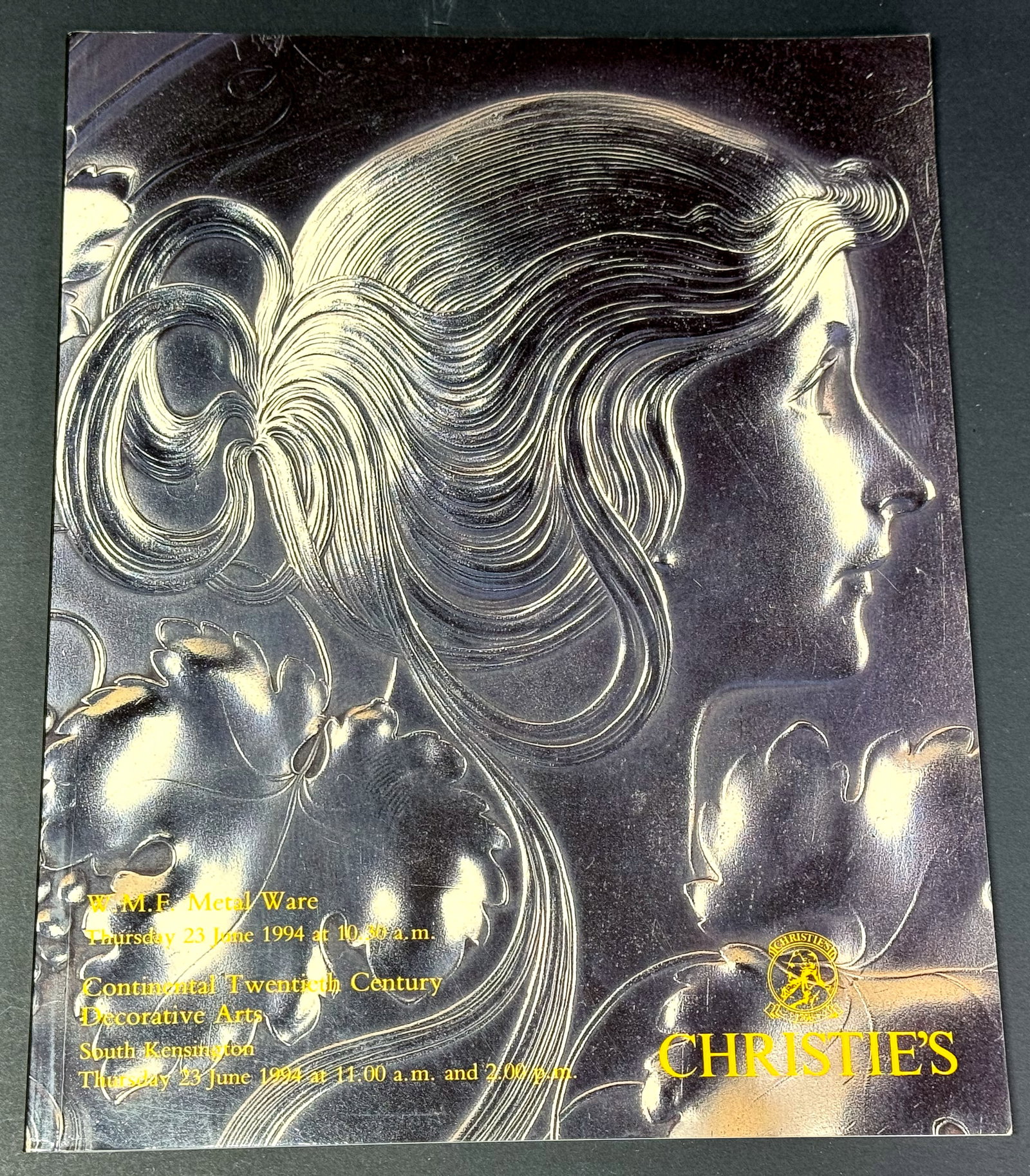 Christie's Continental XX C Decorative Arts WMF Metal Ware South Kensington 06/23/94 Auction Catalog: IN HOUSE FLAT SHIPPING & HANDLING COST WITHIN ALL THE U.S. : 7 To bypass LiveShipping, and use our In-House shipping service for 7 or shipping combined for multiple lots, please select “Arrange 