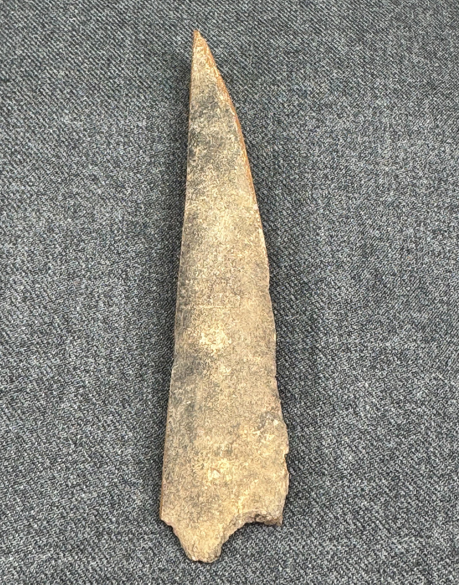 European Magdalenian Bone Point. Old paper label. #1426 (1 of 5)