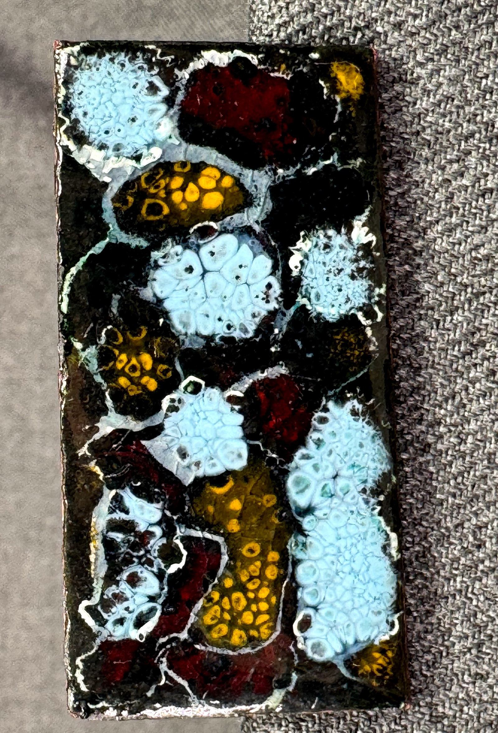 Vintage MCM L. Tarachas enamel on copper rabbit & friend brooch pin: IN HOUSE FLAT SHIPPING & HANDLING COST WITHIN ALL THE U.S. : $7 To bypass LiveShipping, and use our In-House shipping service for $7 or shipping combined for multiple lots, please select “Arrang