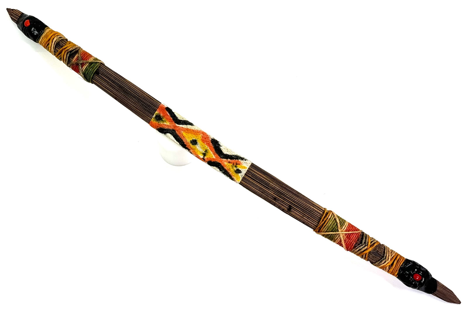 Amazonian Shuar Children Small Training/Playing Bow.: IN HOUSE FLAT SHIPPING & HANDLING COST WITHIN ALL THE U.S. : $19 To bypass LiveShipping, and use our In-House shipping service for $19 or shipping combined for multiple lots, please select “Arra