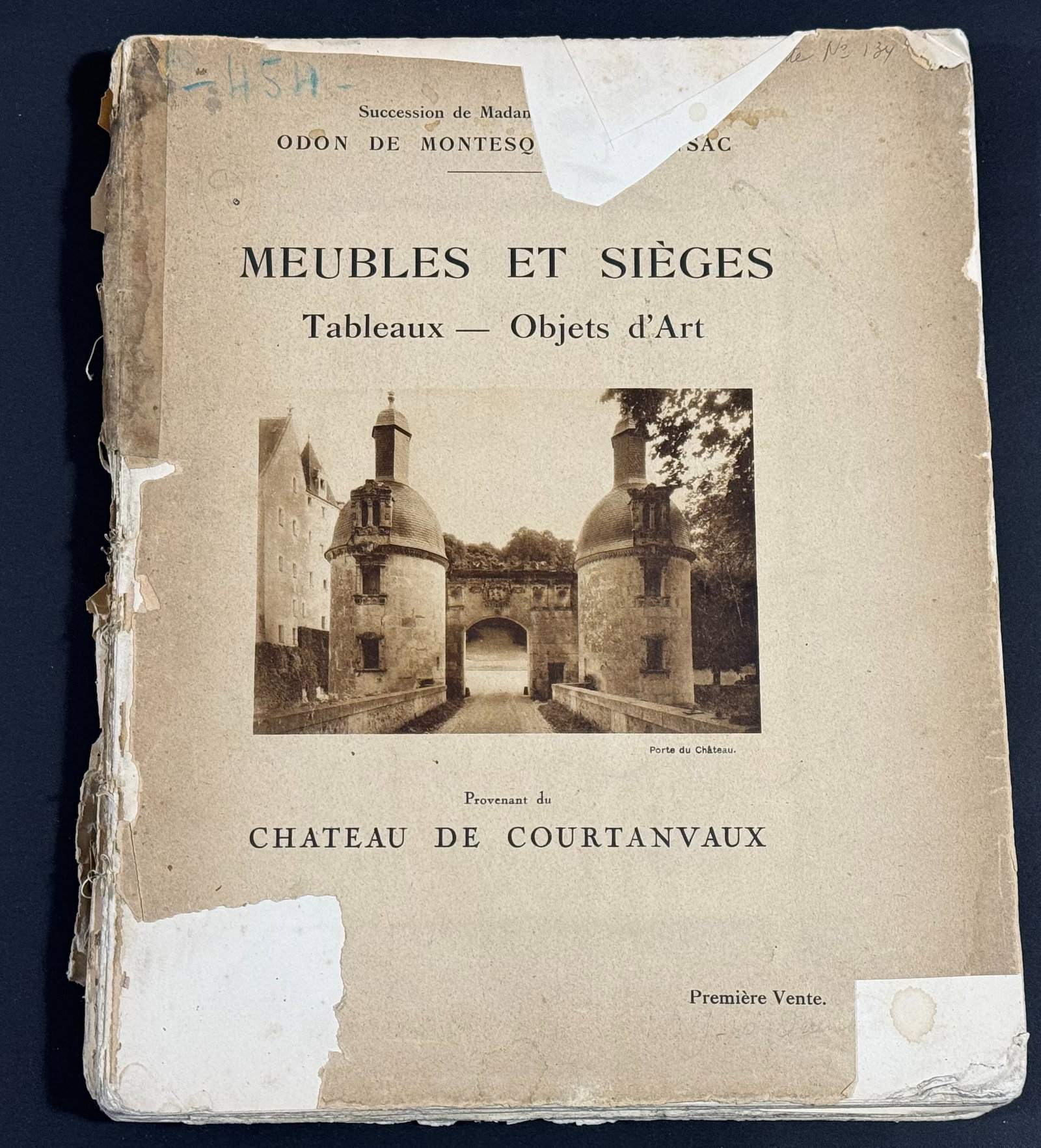 Galerie Georges Petit Odon de Montesquieu-Fezensac Estate Auction Catalog 1929.: IN HOUSE FLAT SHIPPING & HANDLING COST WITHIN ALL THE U.S. : 12 To bypass LiveShipping, and use our In-House shipping service for 12 or shipping combined for multiple lots, please select “Arrang