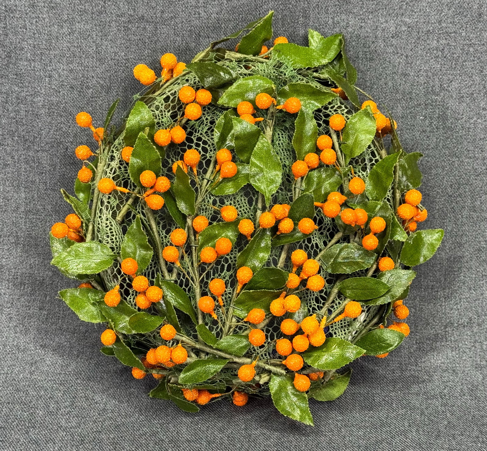 Vintage Mitzi Morgan Neusteters 'Carmen Miranda' Style Oranges Whimsy Hat. *i (1 of 7)