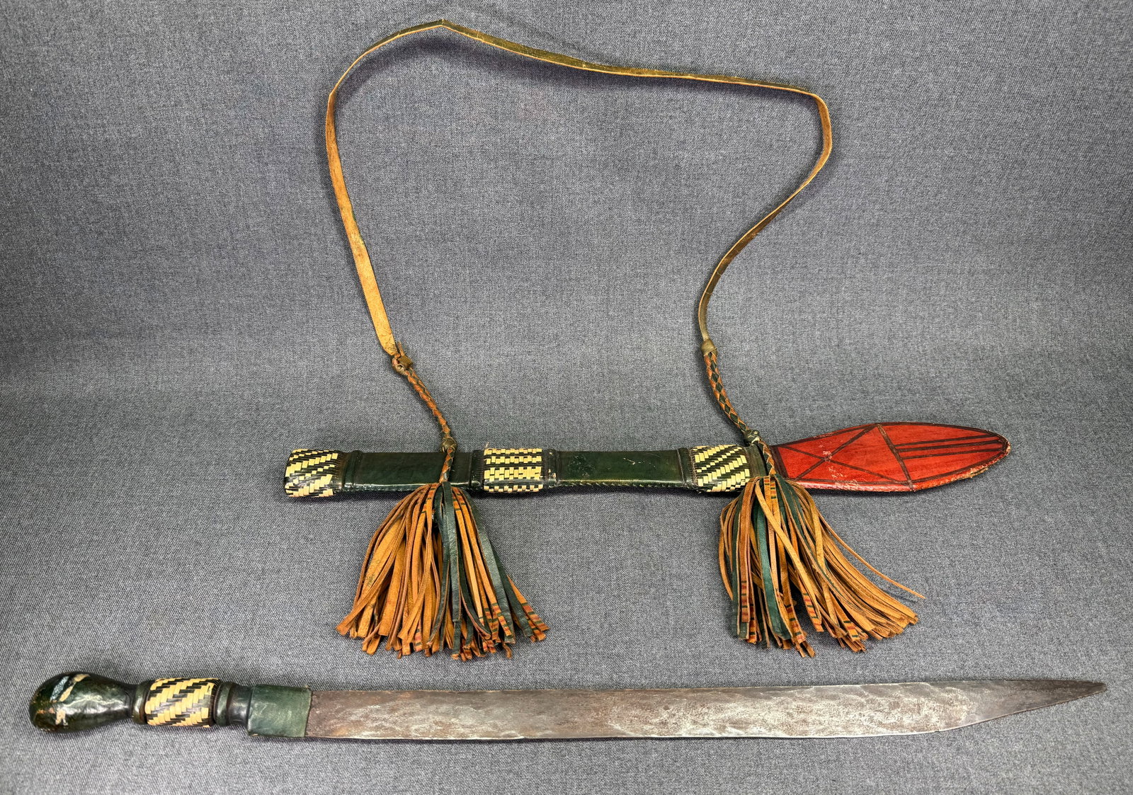 African Mandingo Sword and Scabbard. *i (1 of 15)