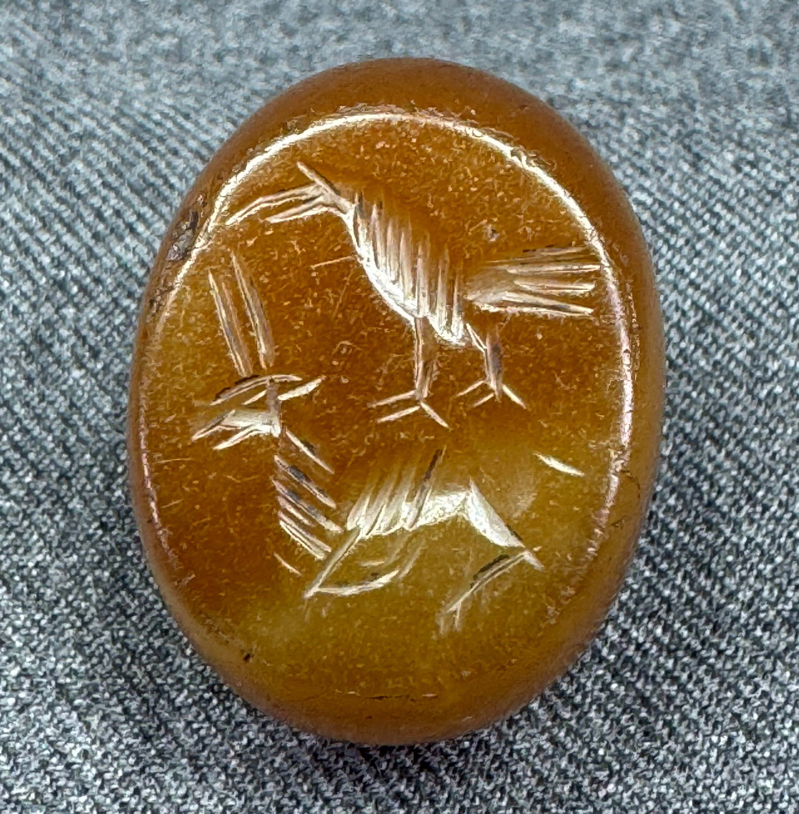 Sasanian Culture (3rd-7th century CE) Agate Stamp Seal *c