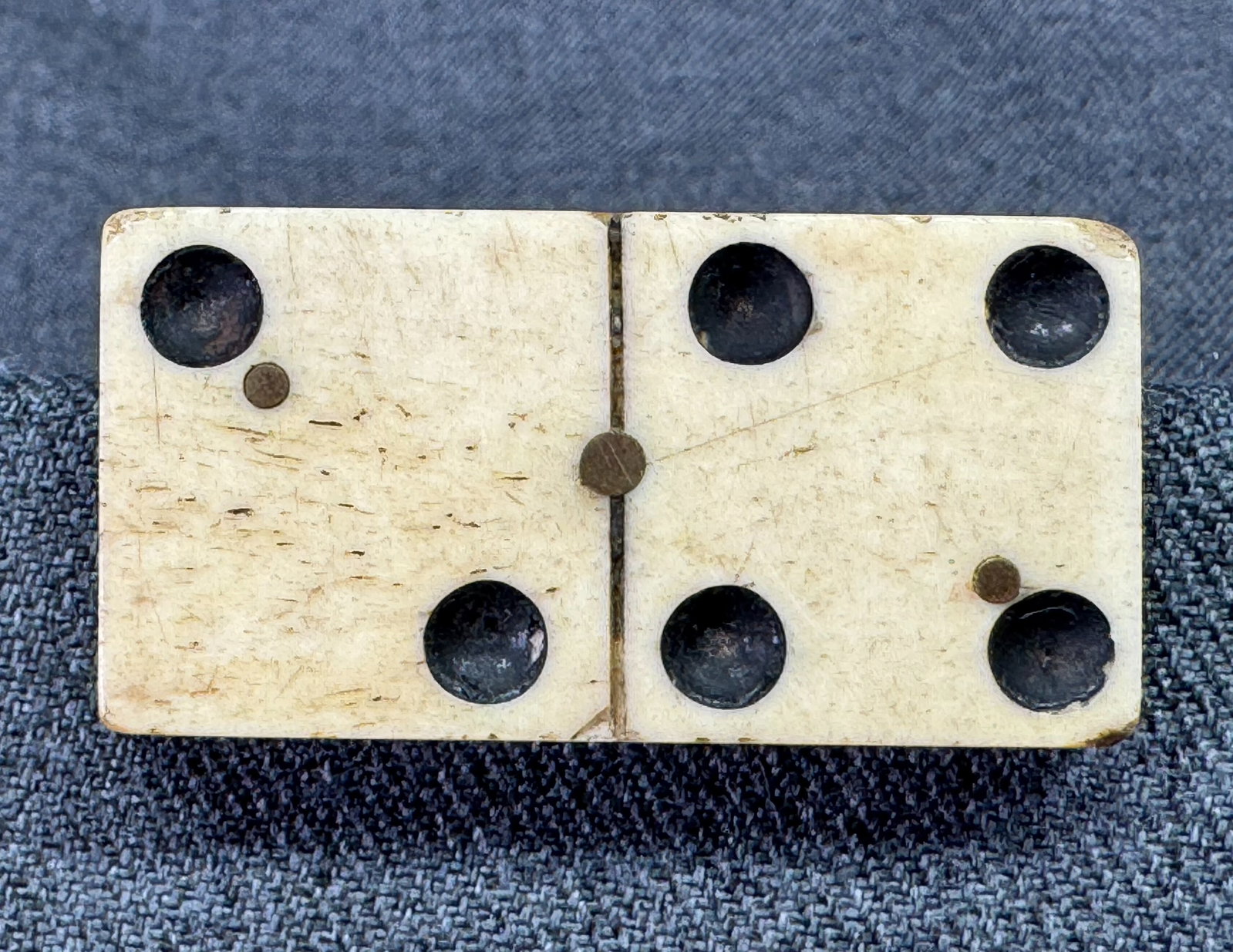Vintage bone and ebony dominoes tile brooch pin u: IN HOUSE FLAT SHIPPING & HANDLING COST WITHIN ALL THE U.S. : $7 To bypass LiveShipping, and use our In-House shipping service for $7 or shipping combined for multiple lots, please select “Arrang