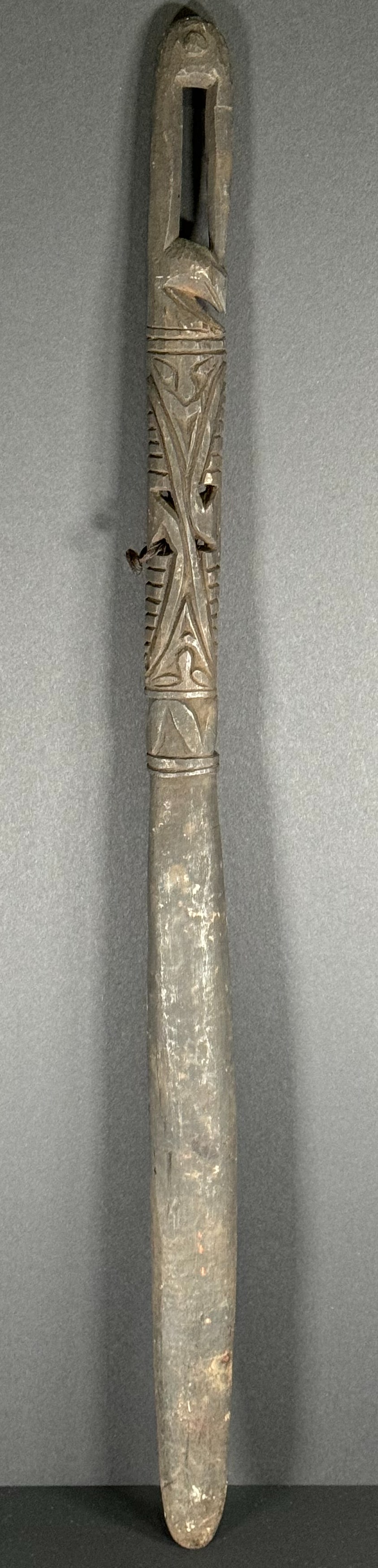 Papua New Guinea Club. Carved wood. (1 of 10)