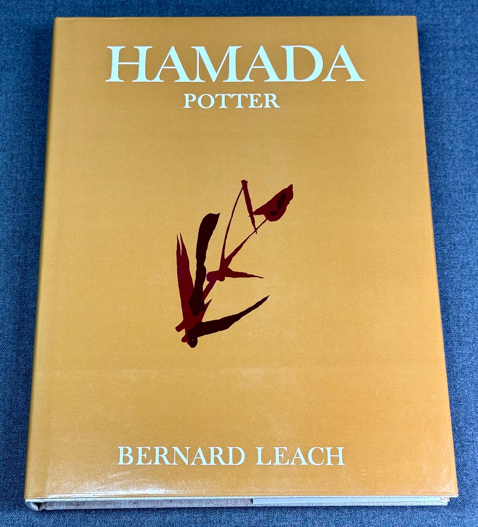 Hamada. Potter Book by Bernard Leach , 1981.