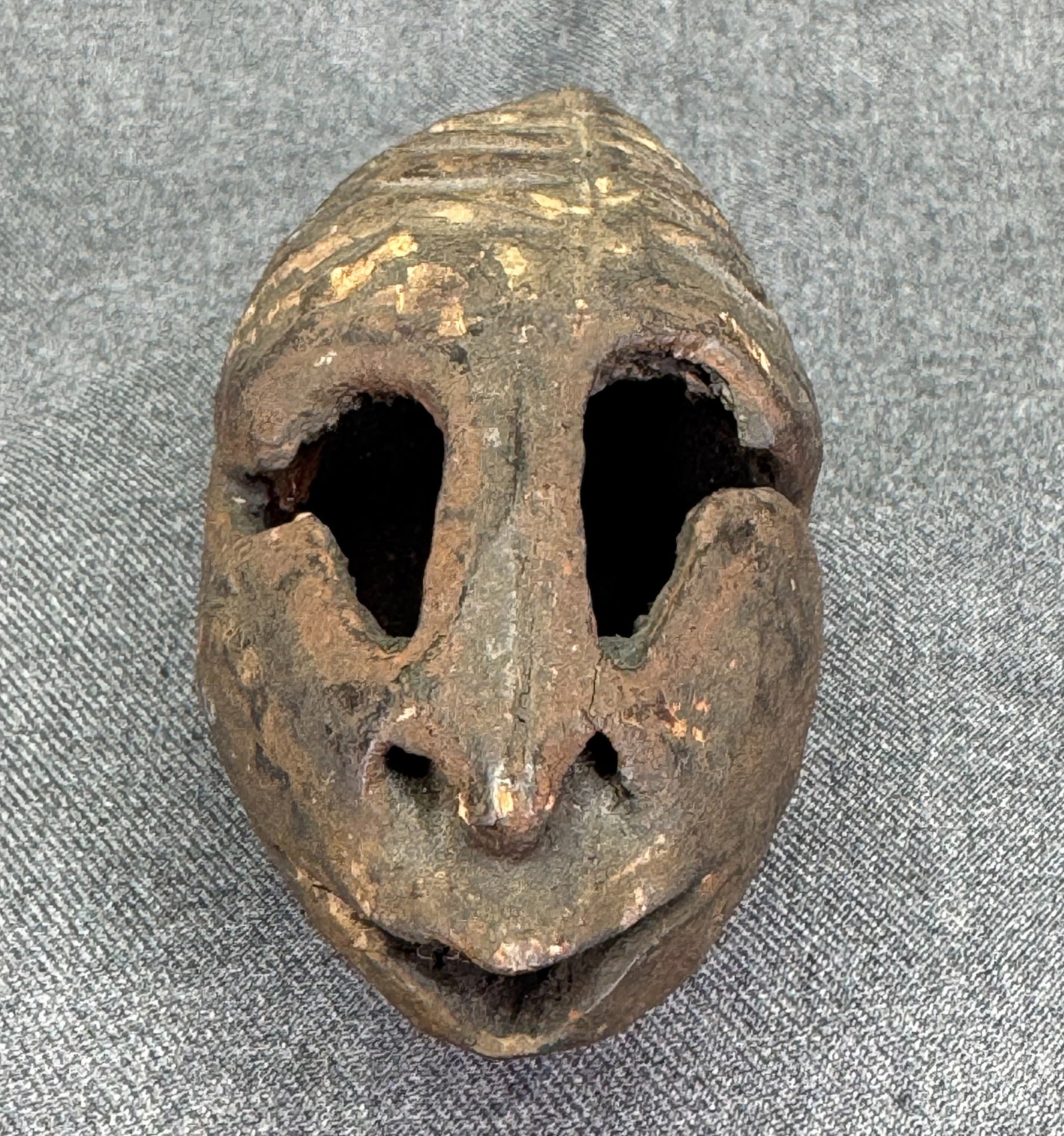 Rare Papua New Guinea Skull Cult Amulet. Washkuk Region East Sepik. (1 of 11)