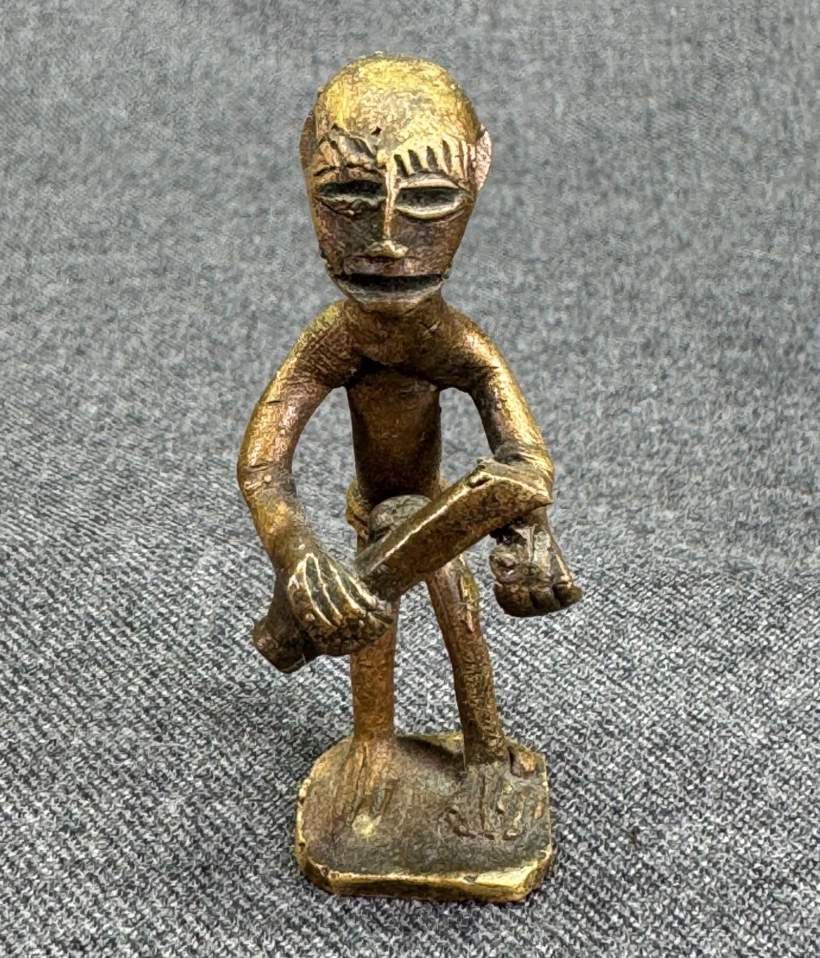 African Akan Ghana Gold Weight. Brass. (1 of 5)