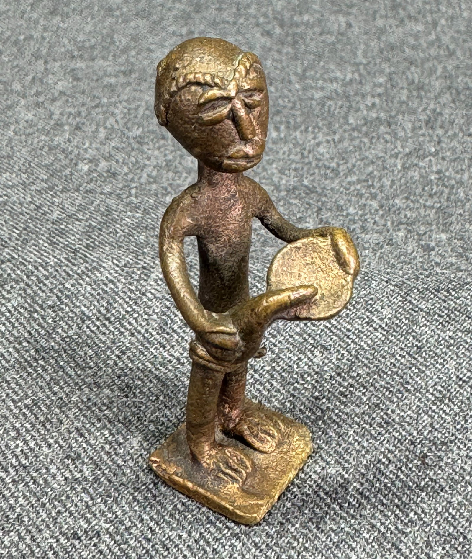 African Akan Ghana Gold Weight. Brass. (1 of 5)