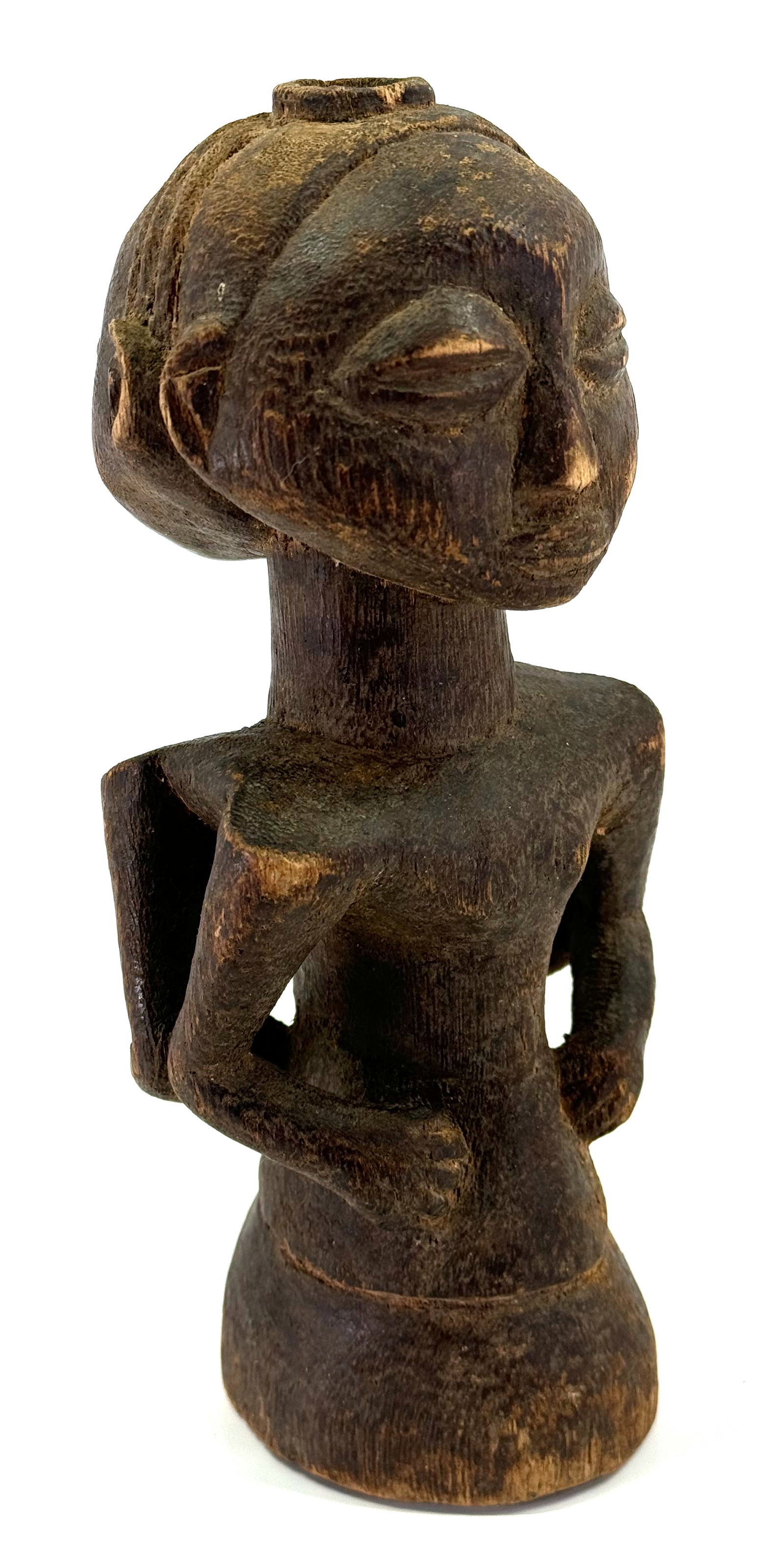 African Luba/Hemba Kabeja Janiform Figure. Carved wood, (1 of 8)