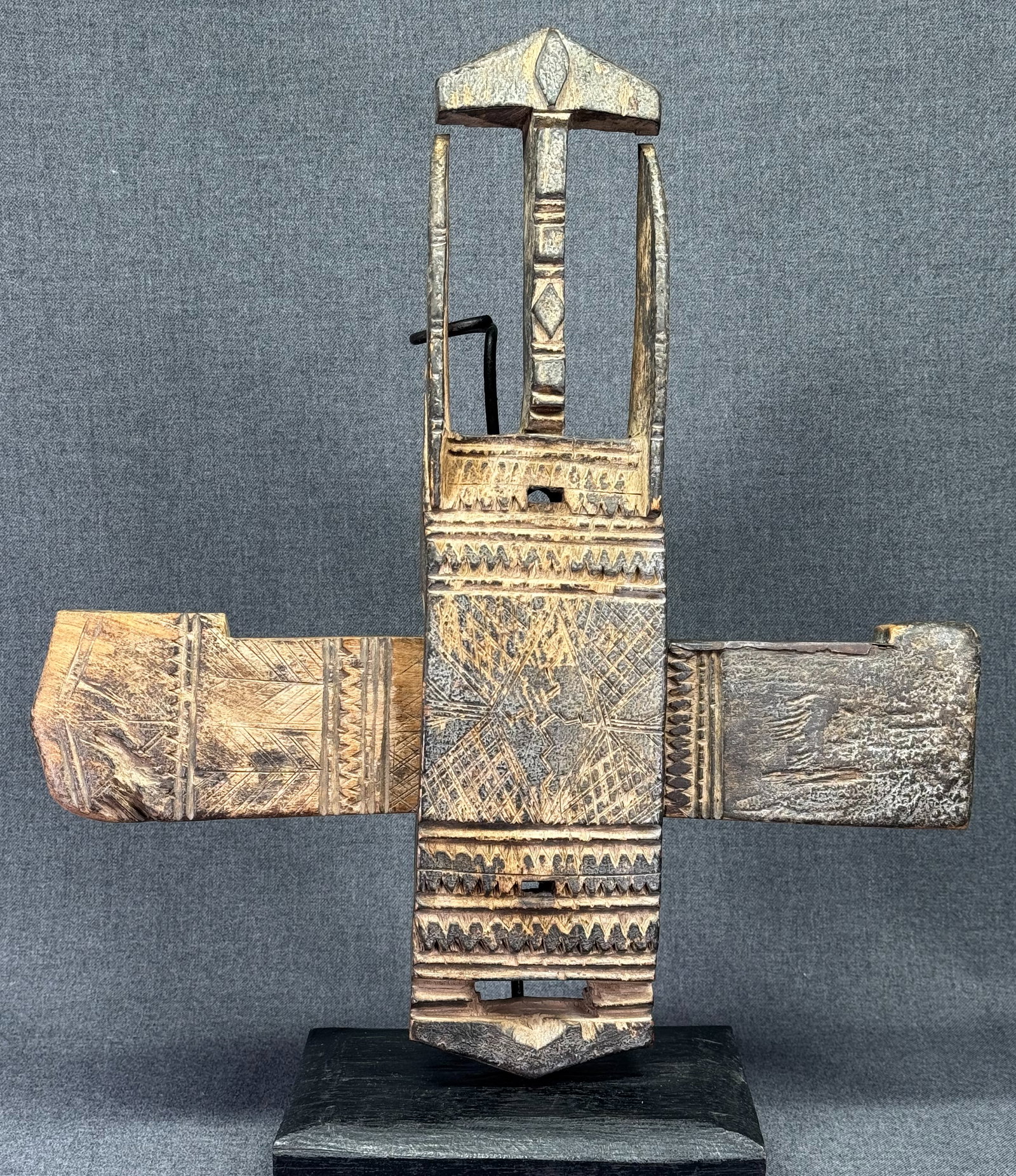 African Dogon Mali Door Lock With bolt. Carved wood, metal pins.: IN HOUSE FLAT SHIPPING & HANDLING COST WITHIN ALL THE U.S. : 19 To bypass LiveShipping, and use our In-House shipping service for 19 or shipping combined for multiple lots, please select “Arrang