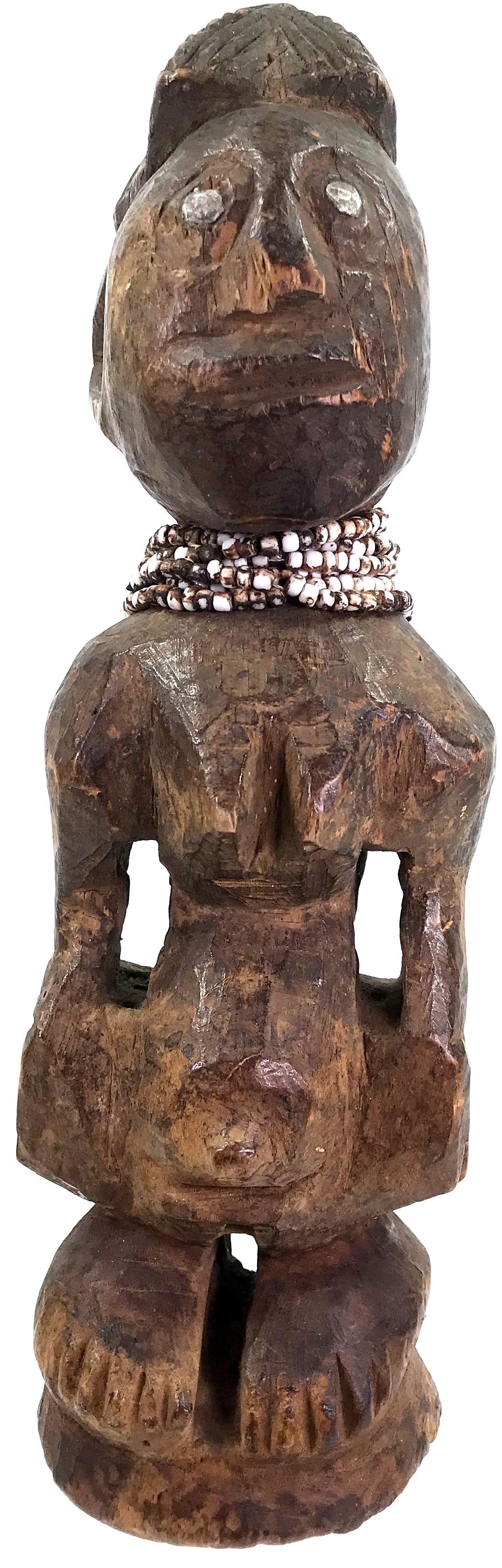 African Songye DRC Female Figure: IN HOUSE FLAT SHIPPING & HANDLING COST WITHIN ALL THE U.S. : 19 To bypass LiveShipping, and use our In-House shipping service for 19 or shipping combined for multiple lots, please select “Arrang