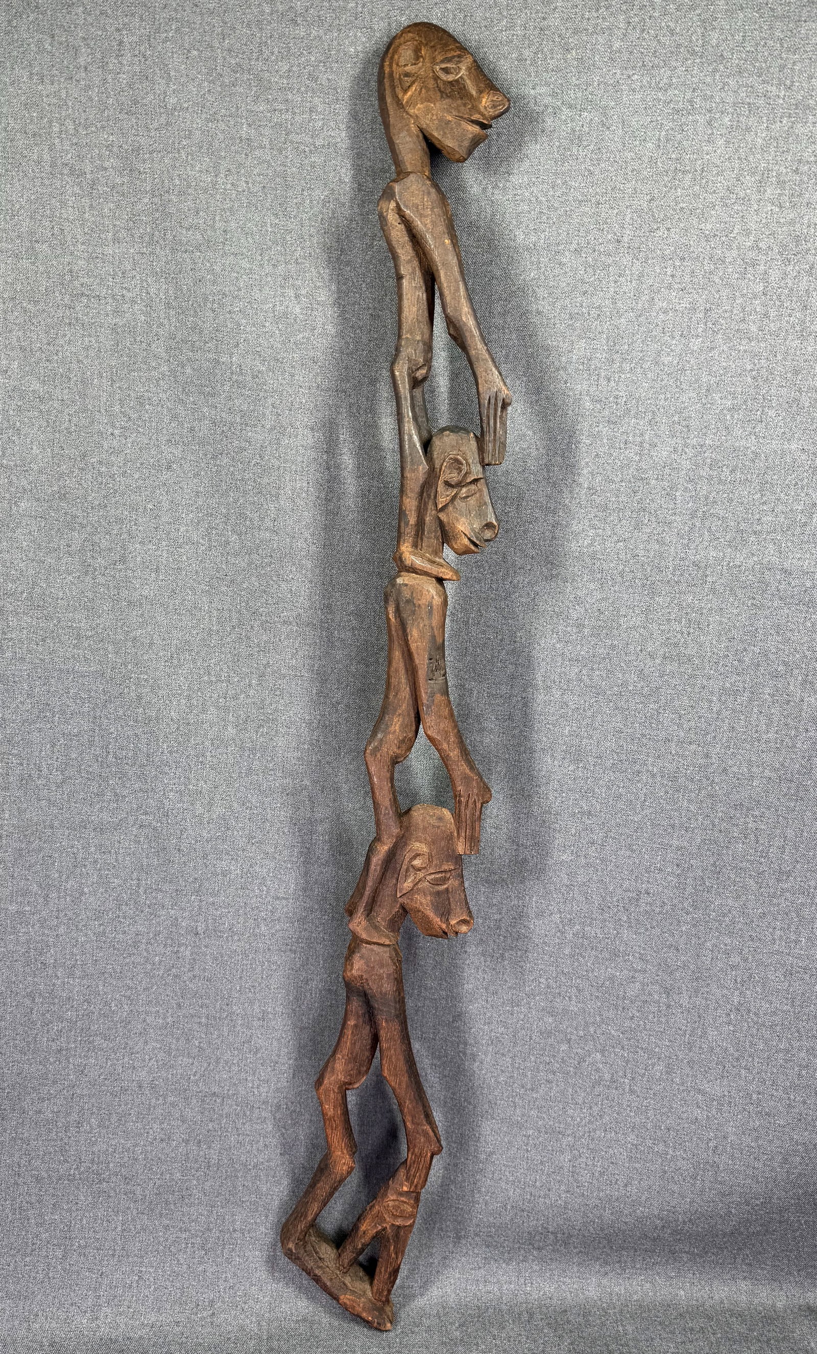 Papua New Guinea Asmat Figures. Carved wood. *L (1 of 12)