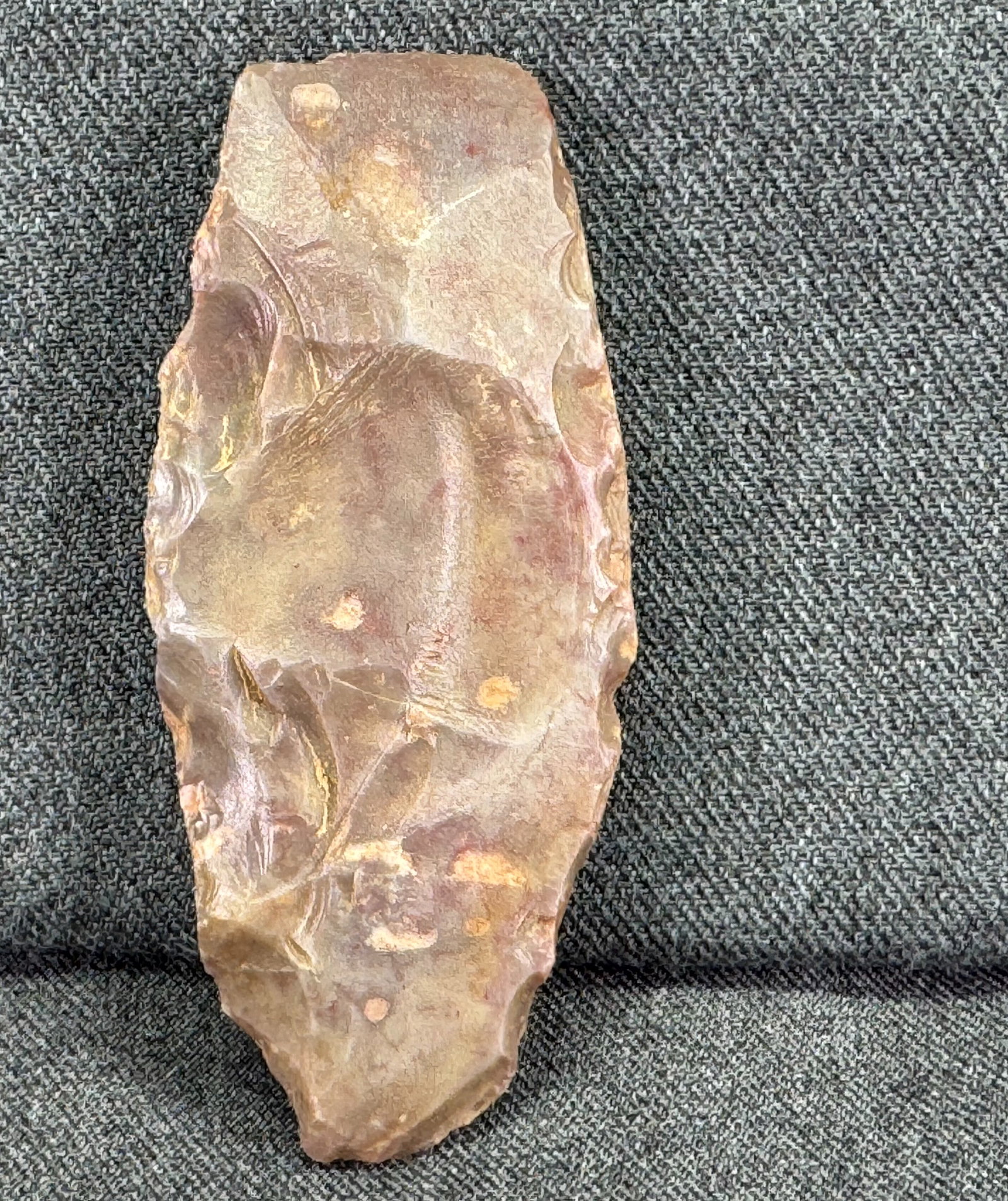 North African Capsian Culture ( 8,000 BC-2,700 Bc) Stone Celt Axe. Flaked stone. (1 of 9)