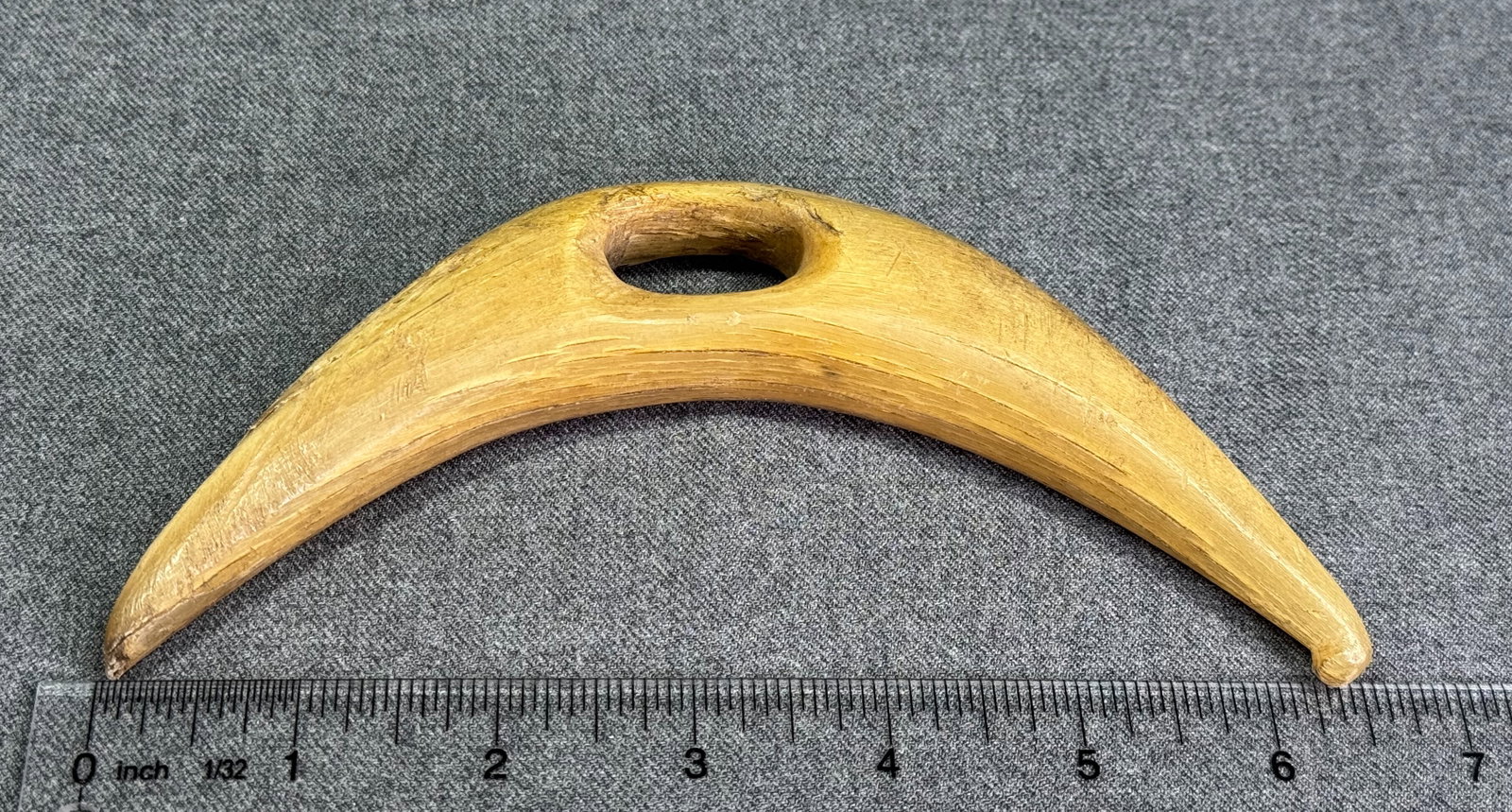 Native American Sewing Kit Toggle. Horn. - 6