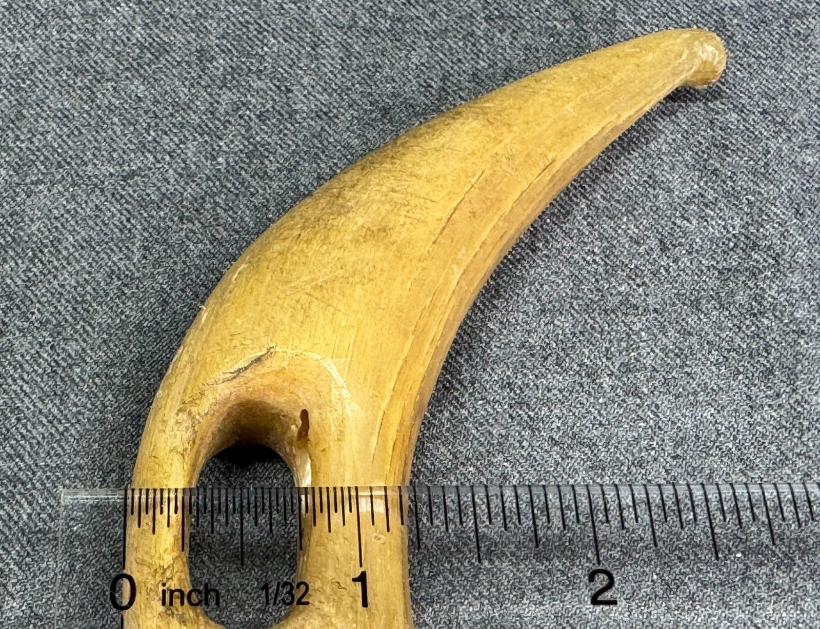 Native American Sewing Kit Toggle. Horn. - 7