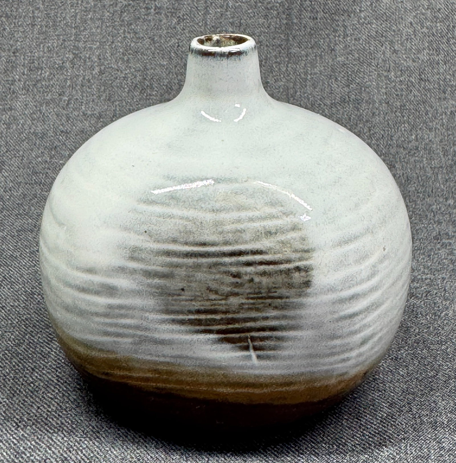 Vintage Takahashi SF Studio Art Pottery Rattle Vase - Japan *i (1 of 9)
